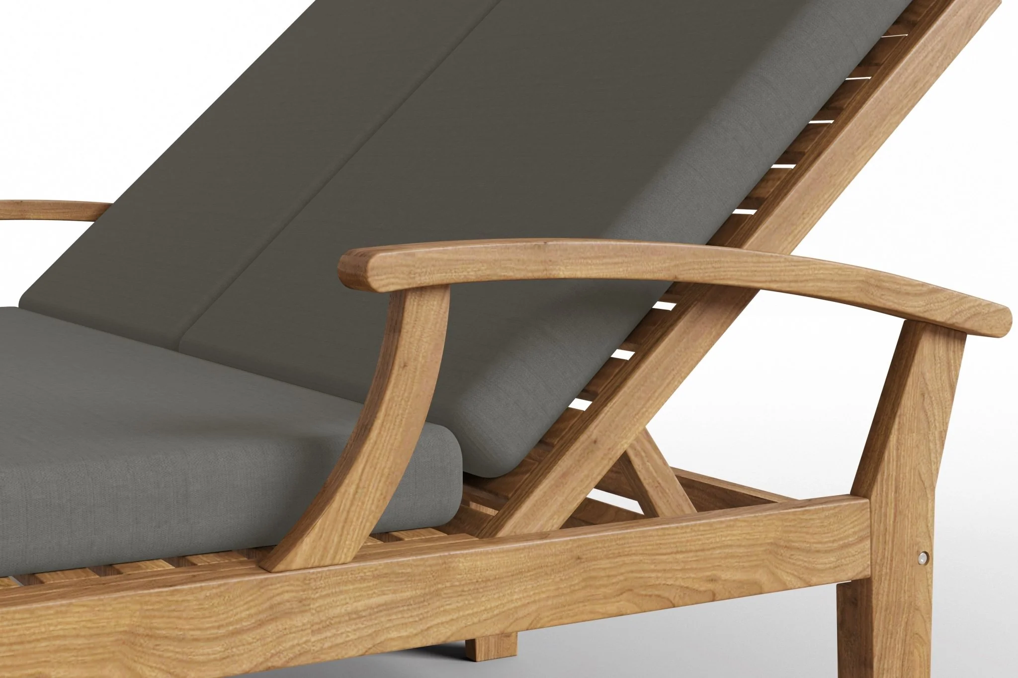 Solivane Teak Double Sunlounger - Image 11