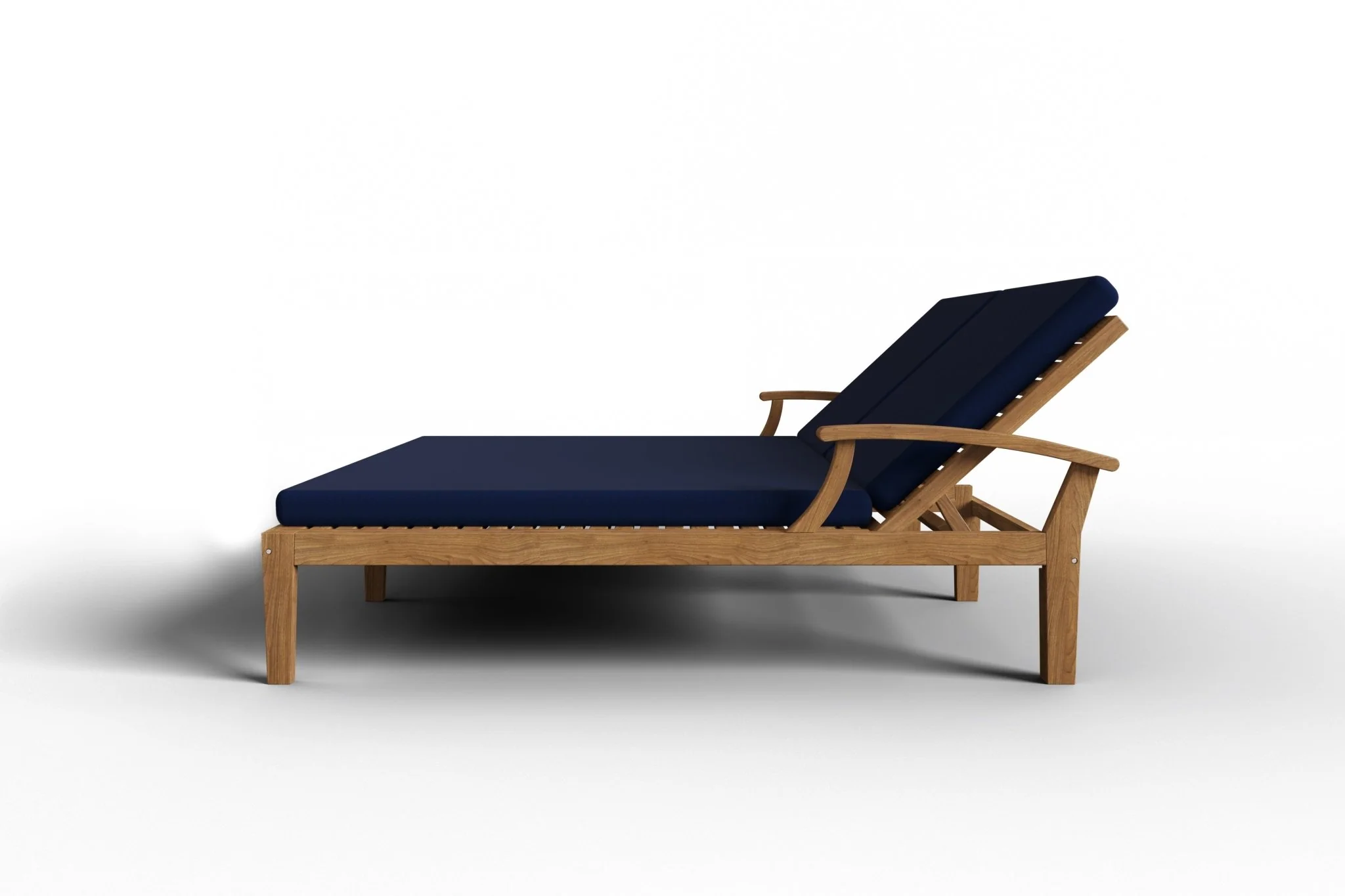 Solivane Teak Double Sunlounger - Image 16