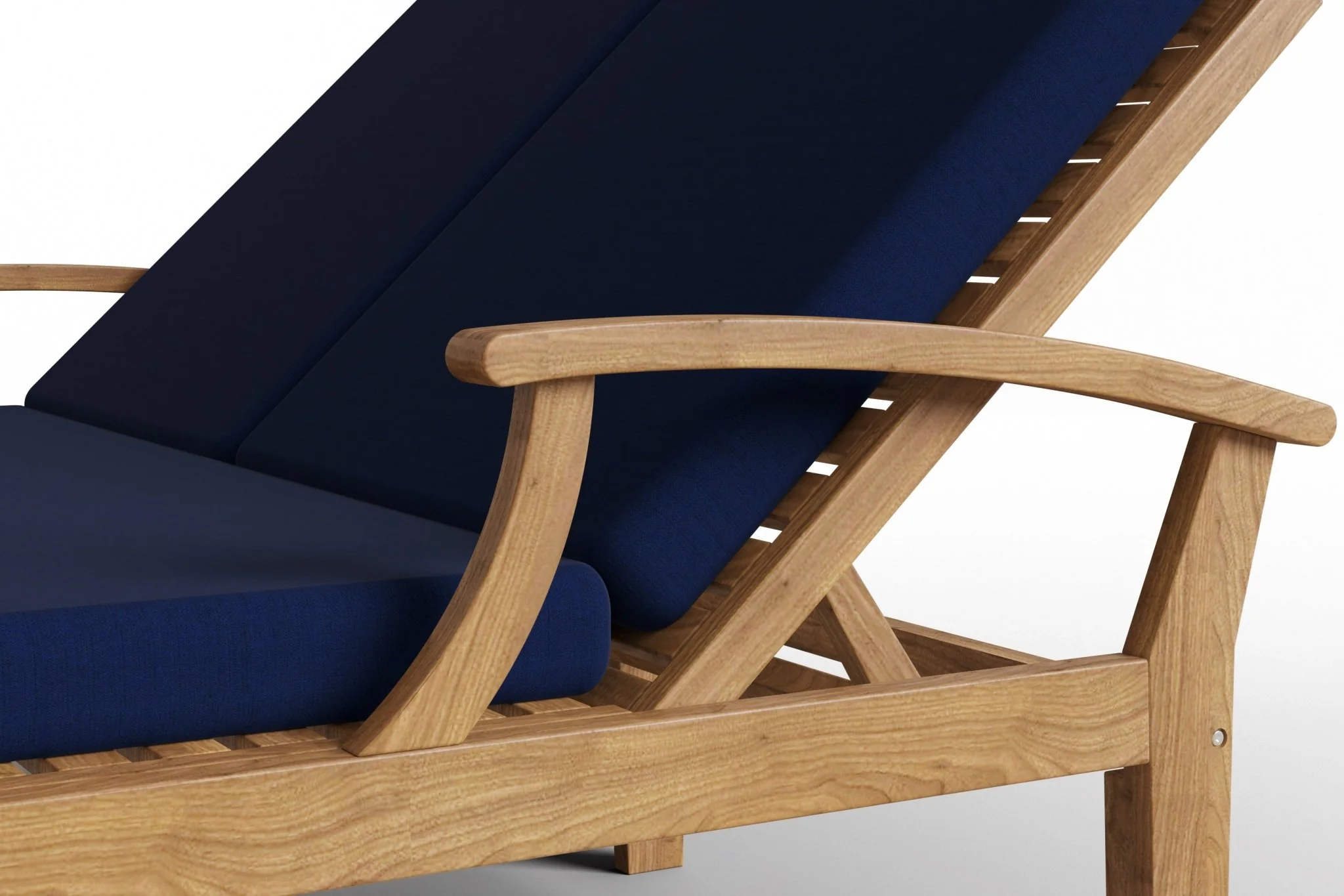 Solivane Teak Double Sunlounger - Image 17