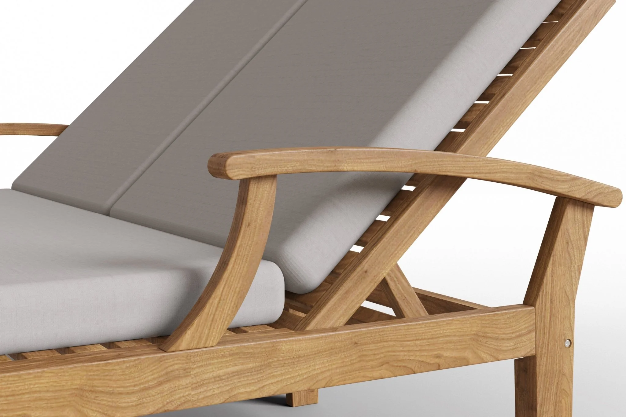 Solivane Teak Double Sunlounger - Image 21