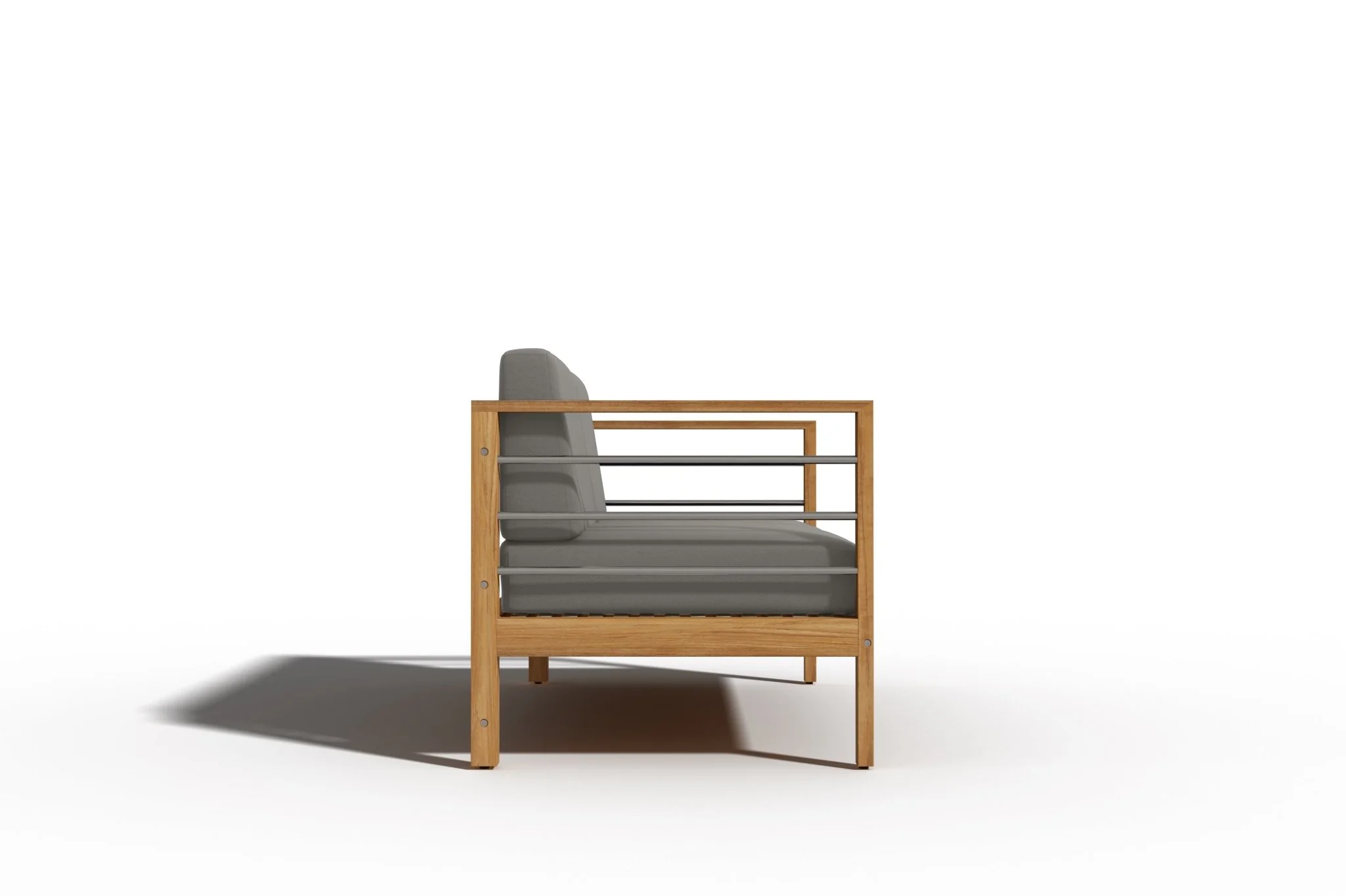Solmara Teak Loveseat - Image 14