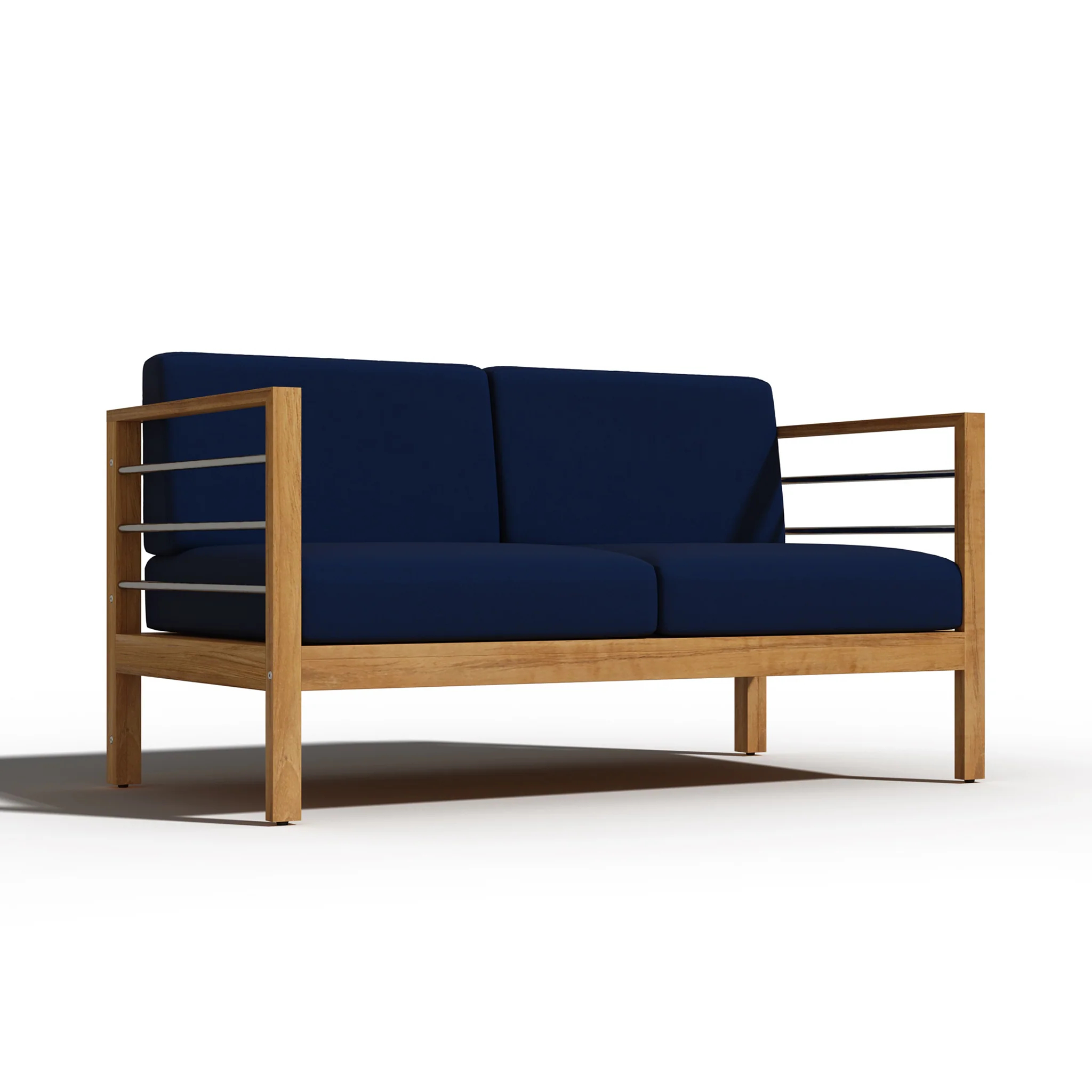 Solmara Teak Loveseat - Image 17