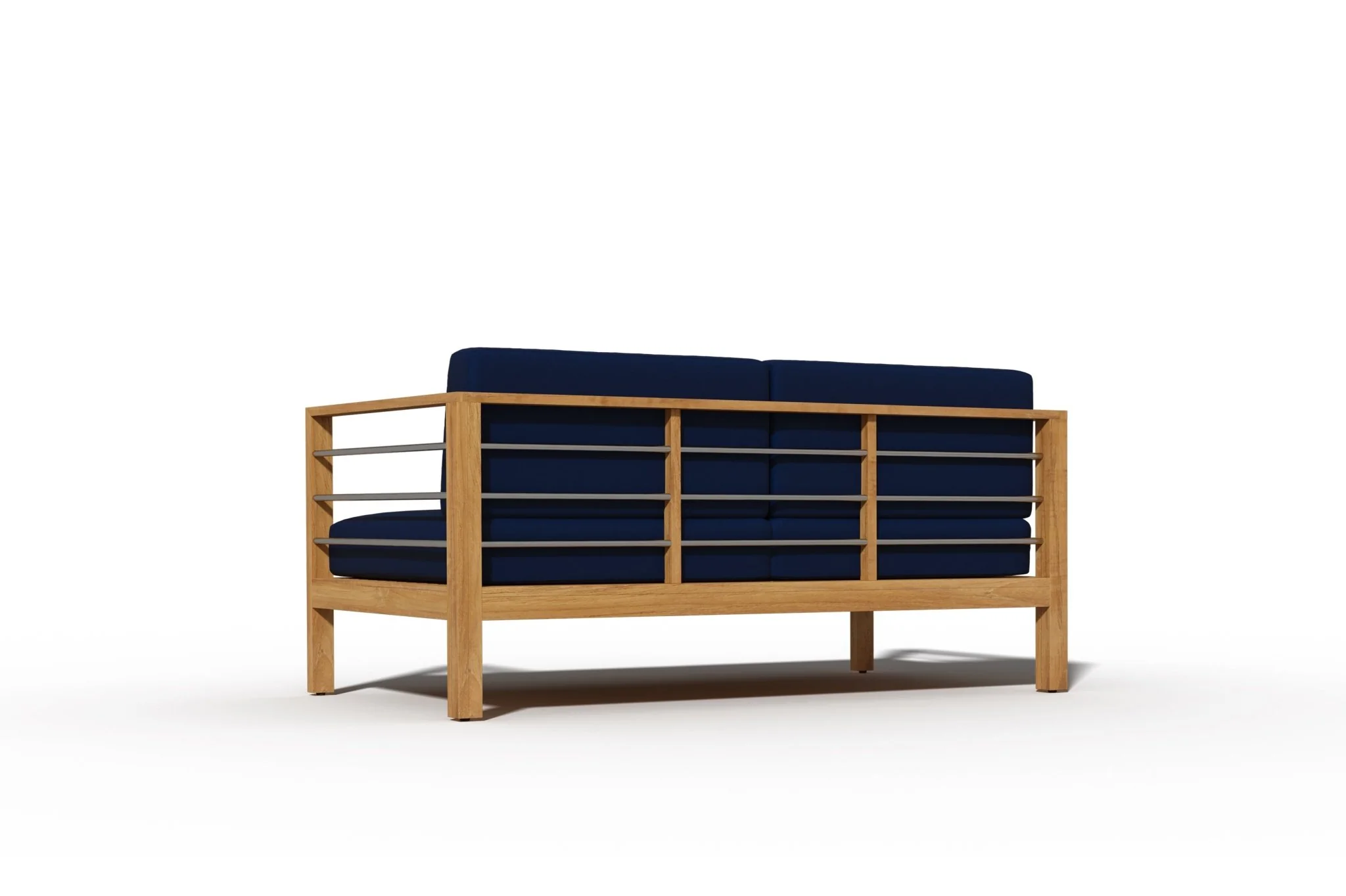 Solmara Teak Loveseat - Image 22