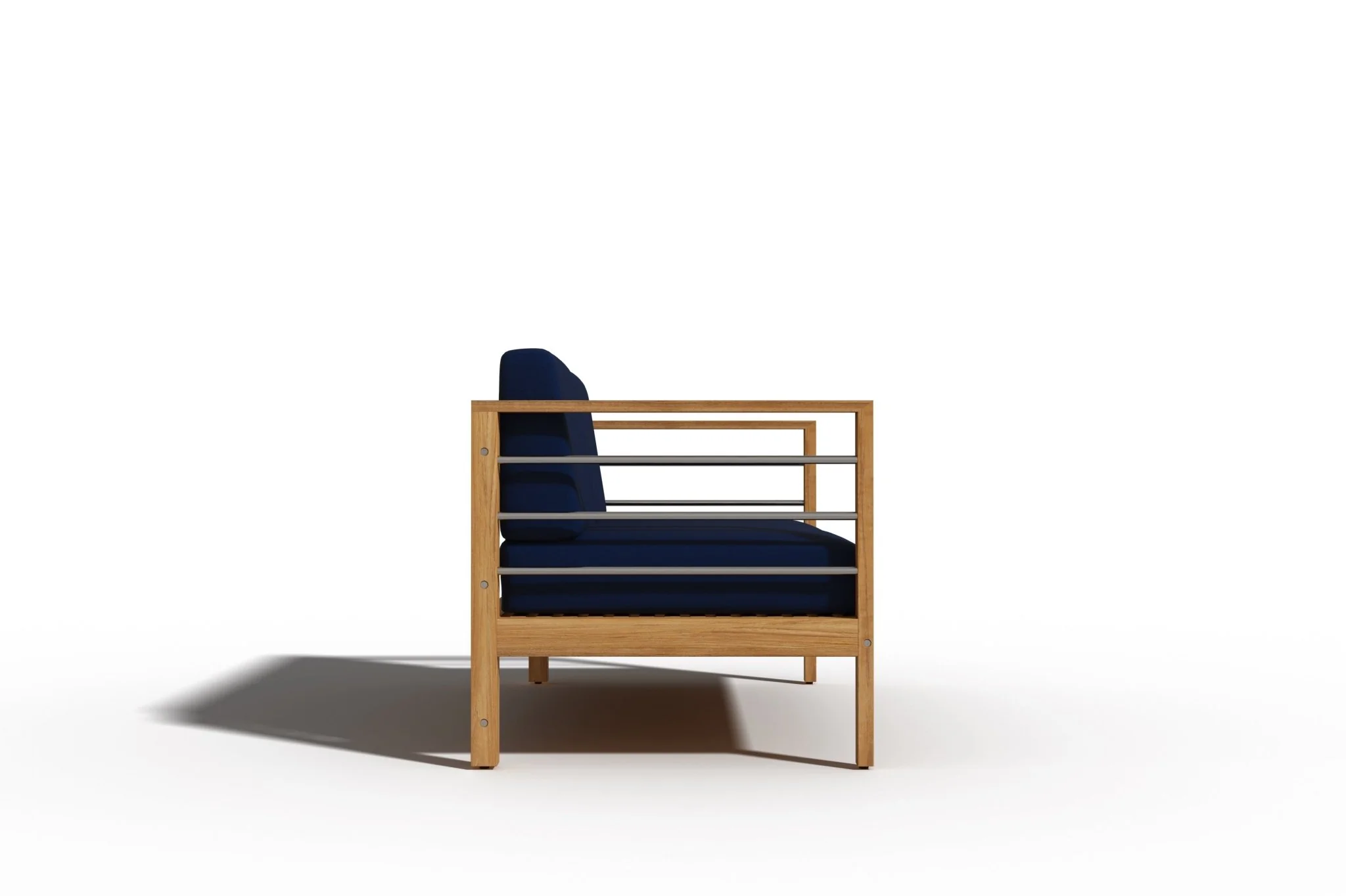 Solmara Teak Loveseat - Image 23