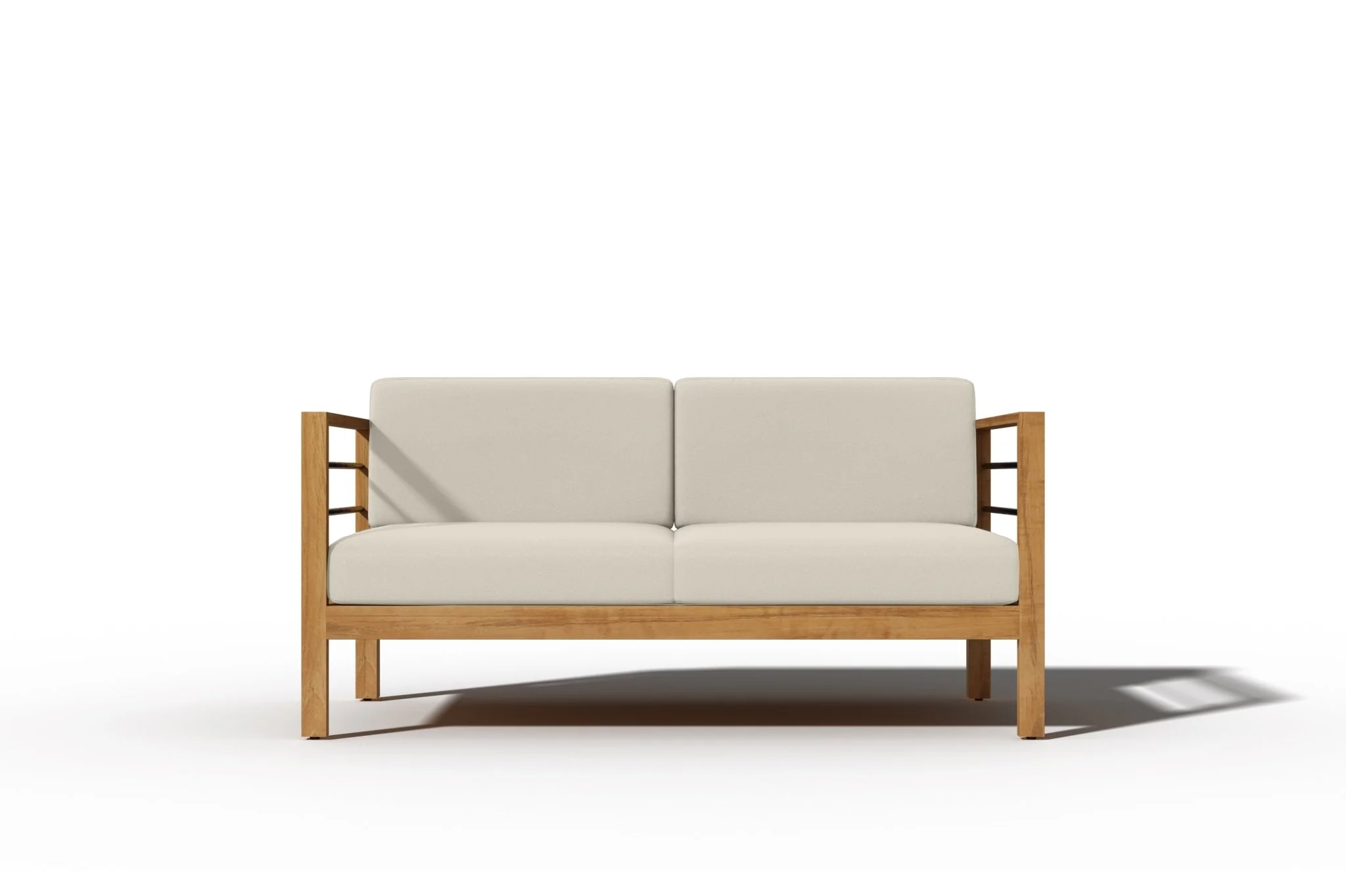 Solmara Teak Loveseat - Image 37