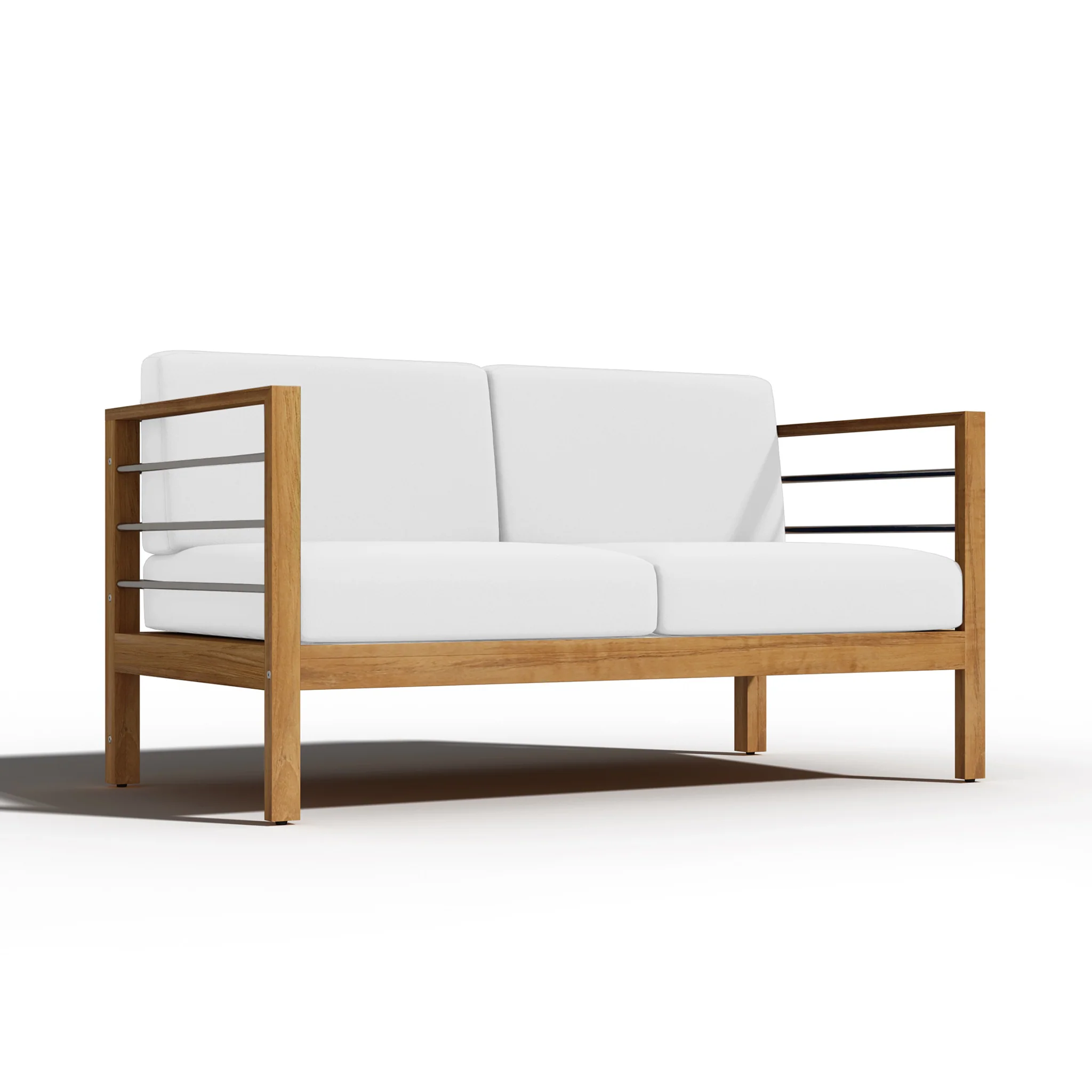Solmara Teak Loveseat - Image 41