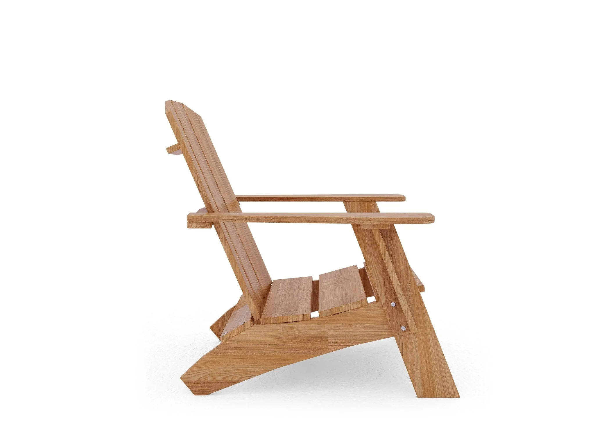 Solmere Teak Adirondack Chair - Image 3