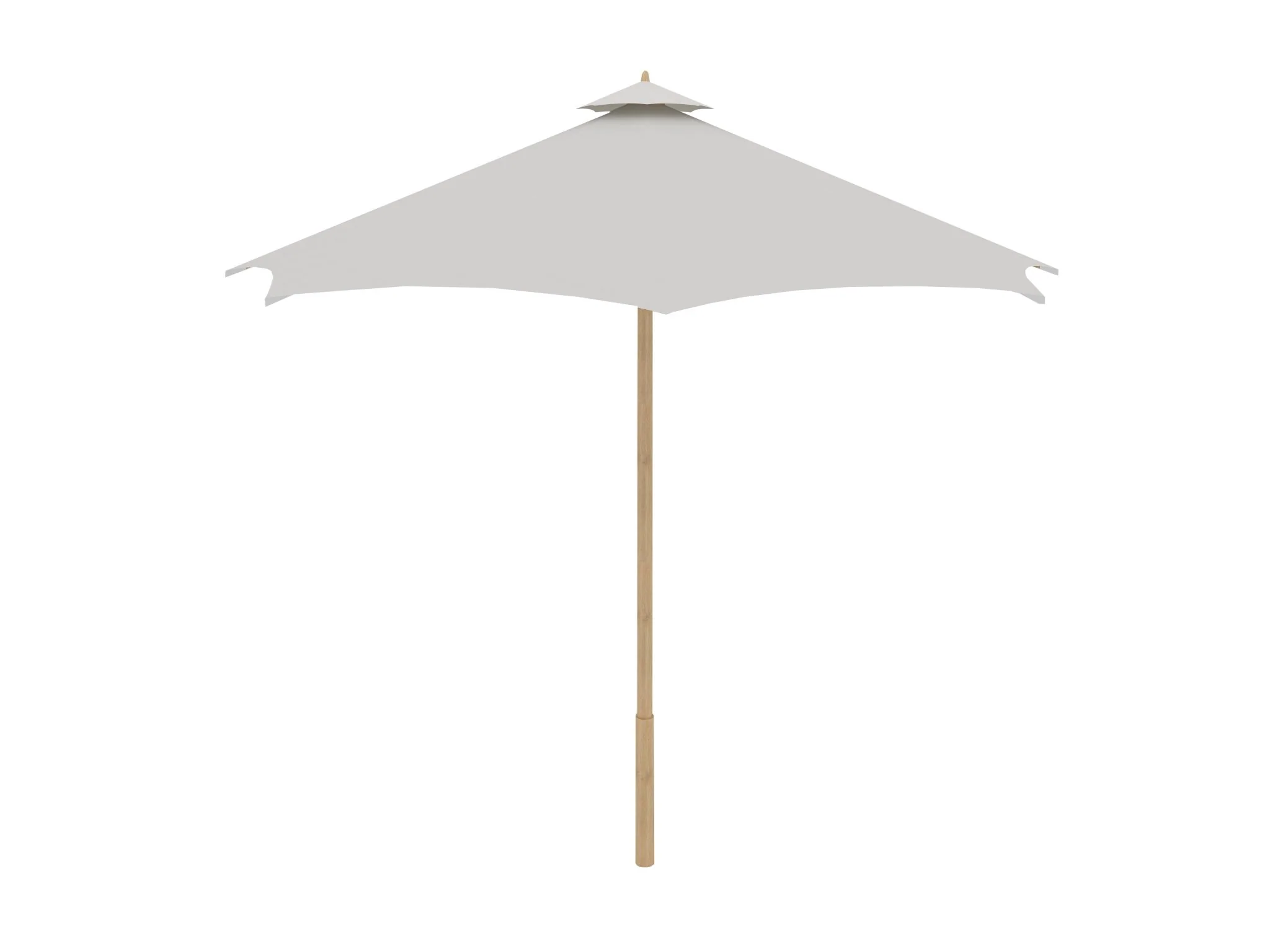 Solvienne Teak Patio Umbrella - Image 2