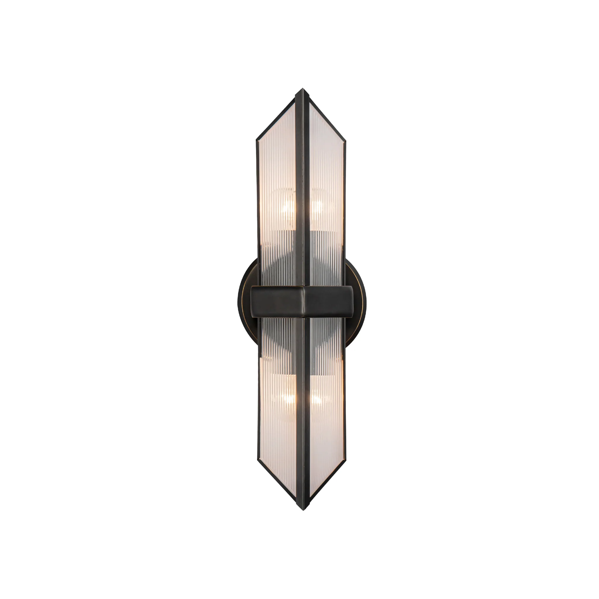 Sorelle Ribbed Glass Sconce