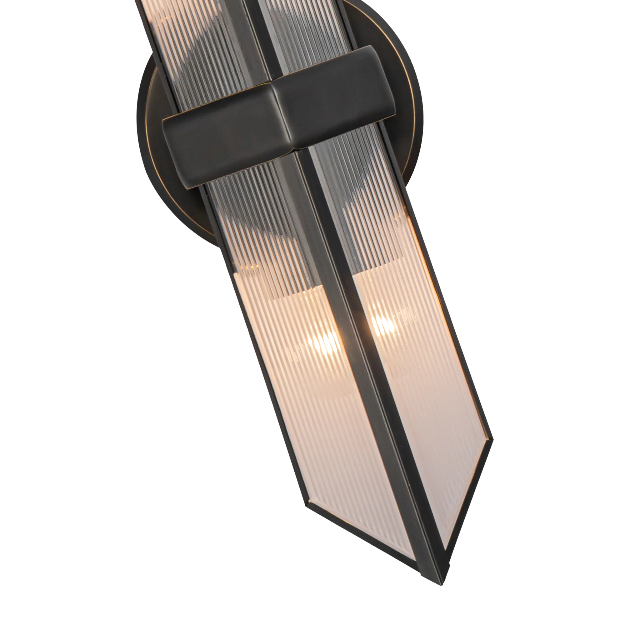 Sorelle Ribbed Glass Sconce - Image 2