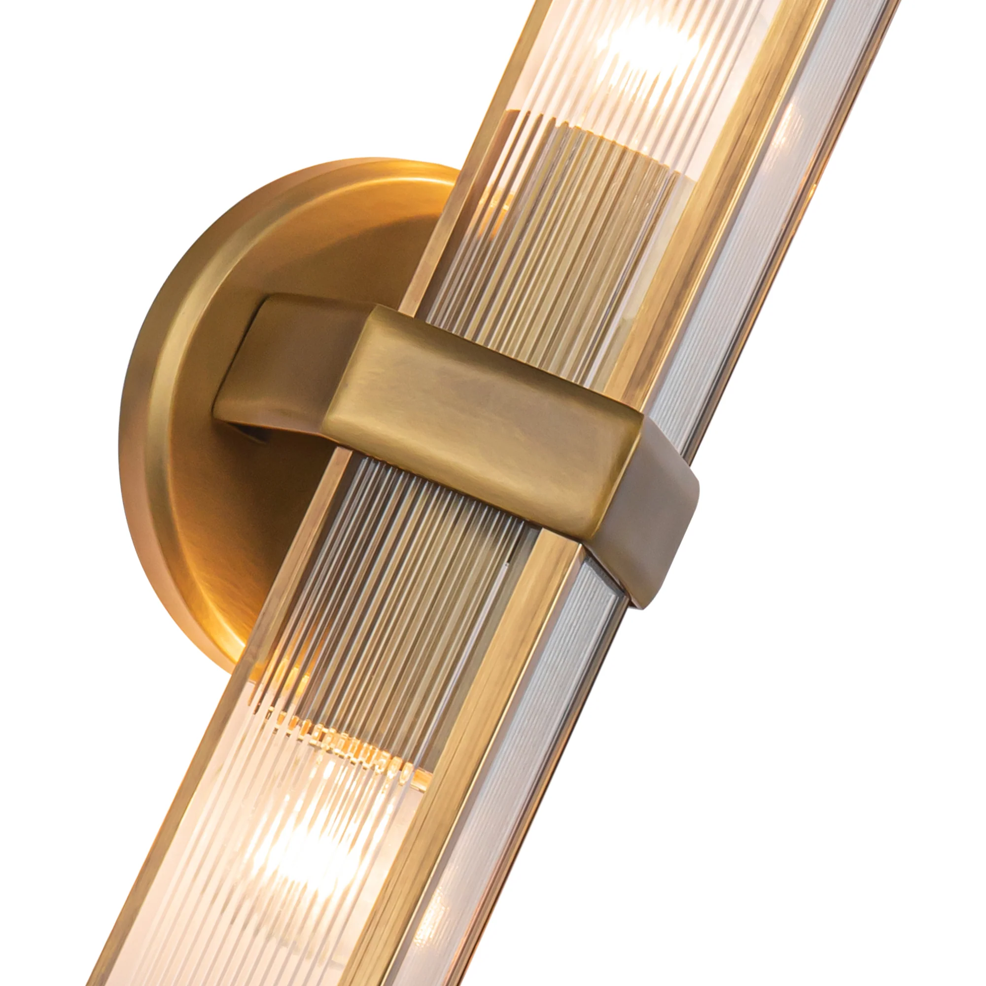 Sorelle Ribbed Glass Sconce - Image 5