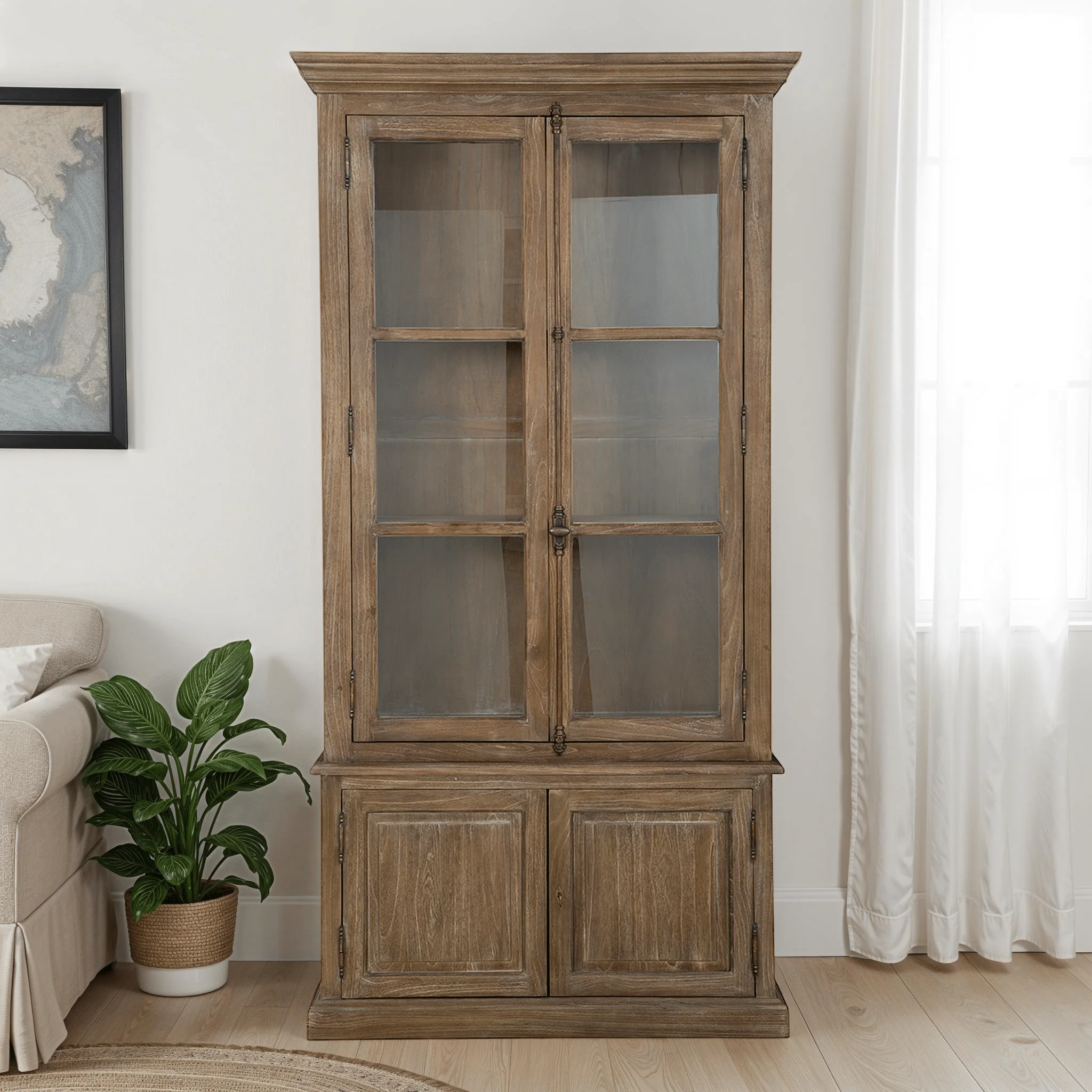Spello Weathered Wood Cabinet - Image 2