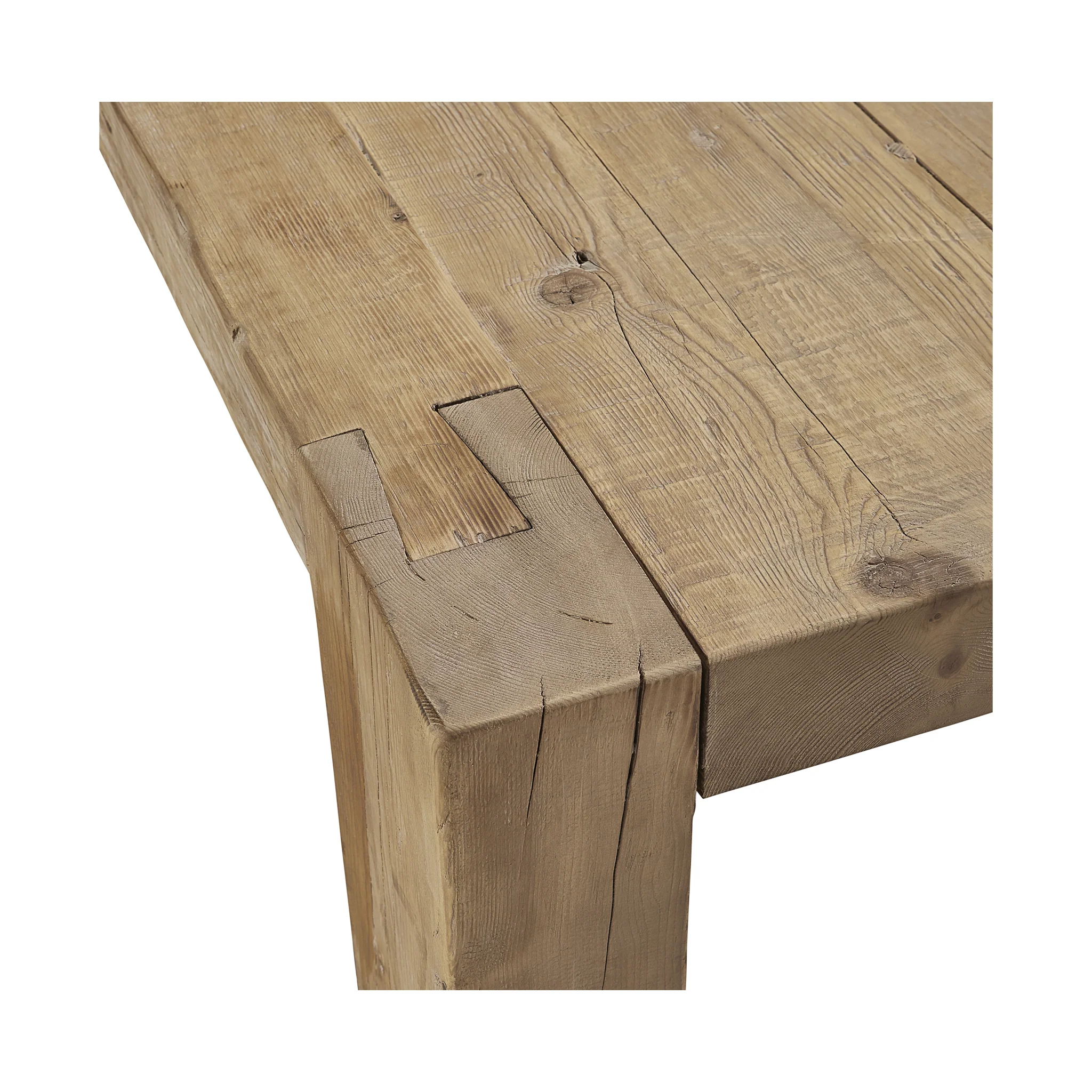 Split Timbers Pine Dining Table - Image 4