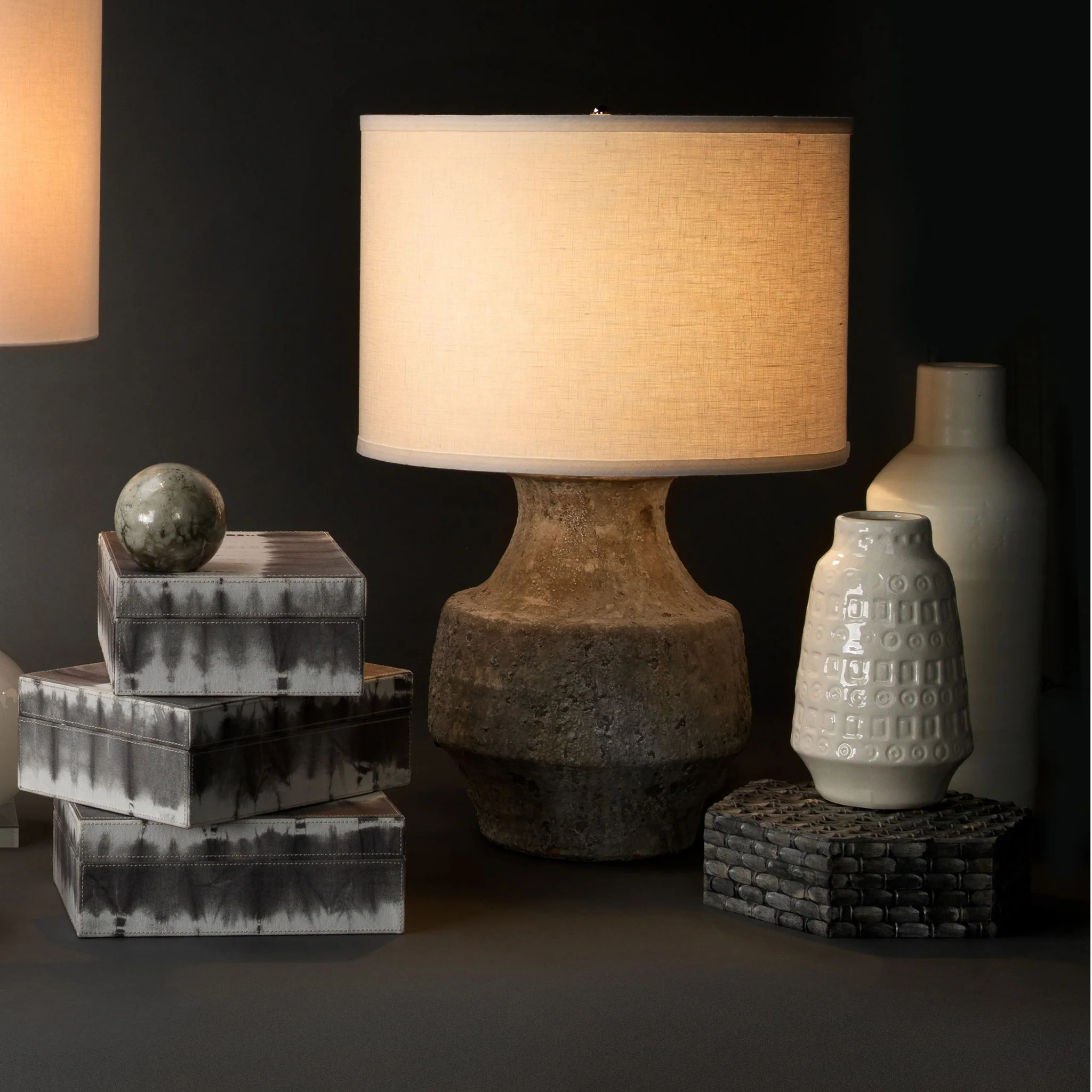 Stanley Table Lamp in Gray - Image 3