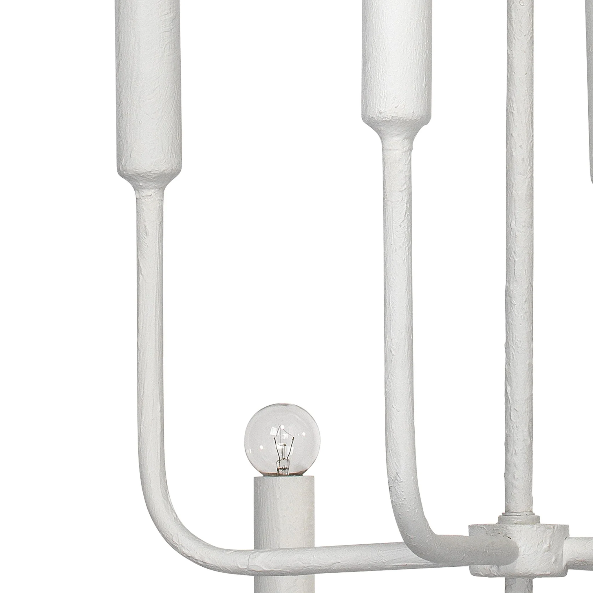 Steele Two-Tier Chandelier in White - Image 4