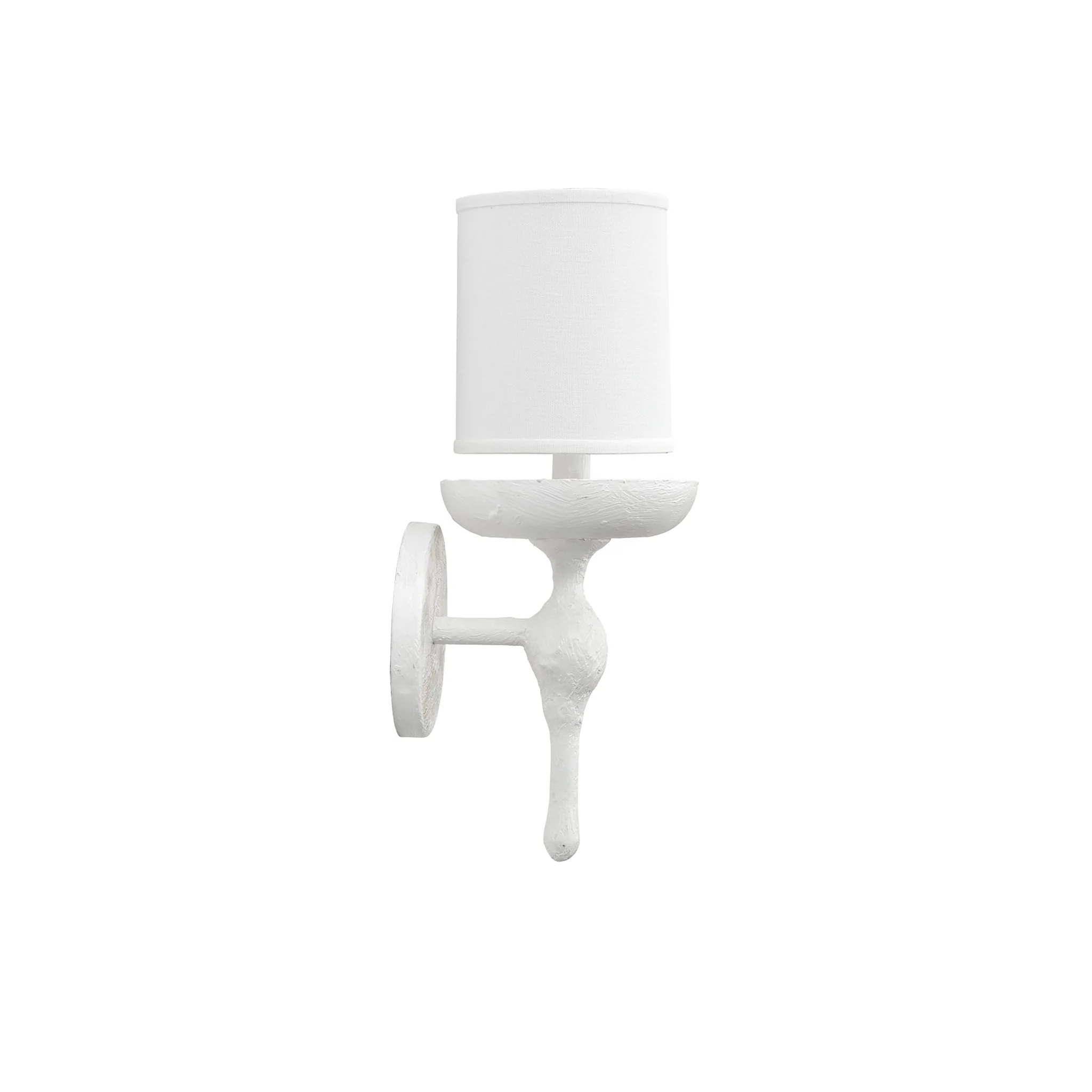 Stockholm Wall Sconce in White Plaster - Image 3