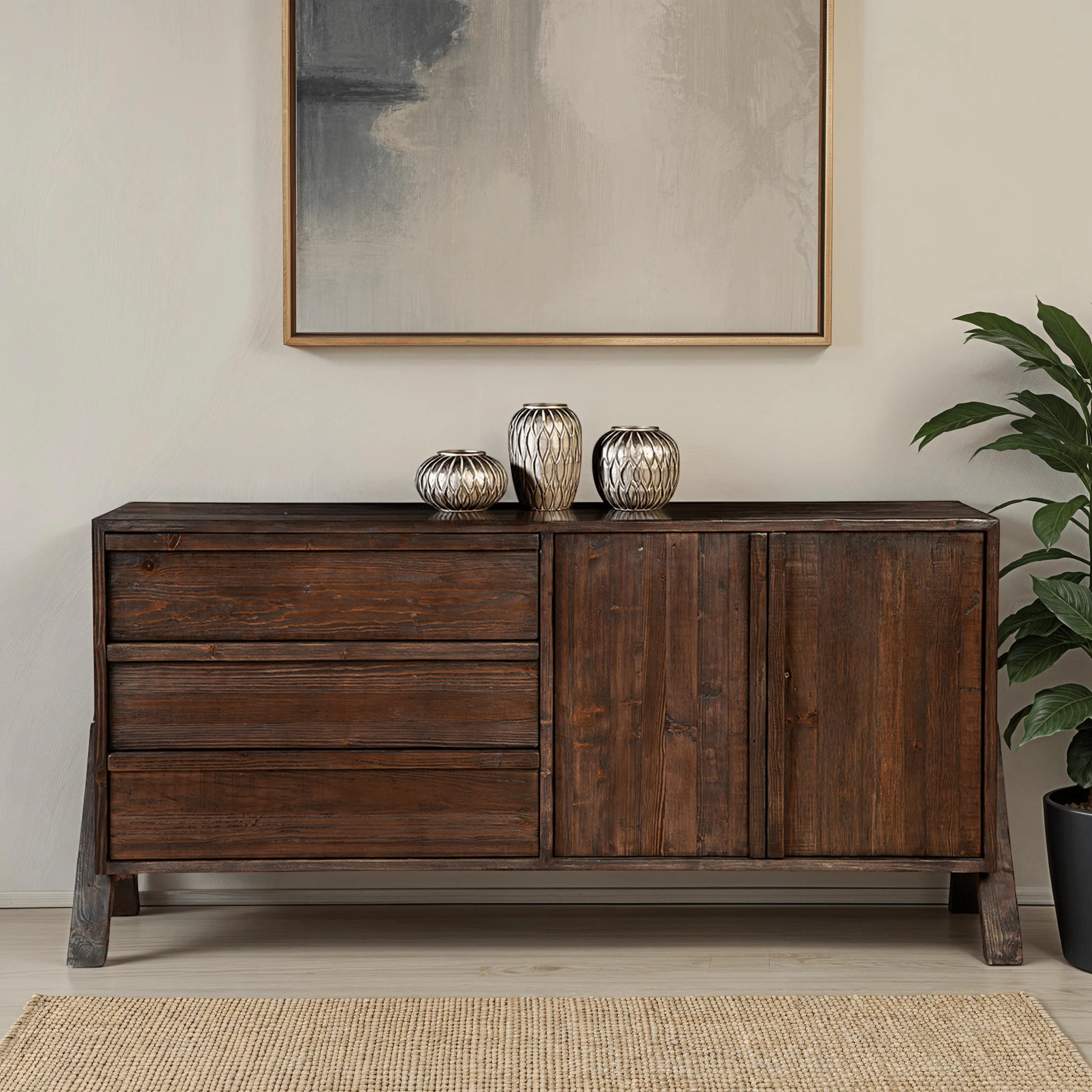Derry Reclaimed Wood Sideboard - Image 2