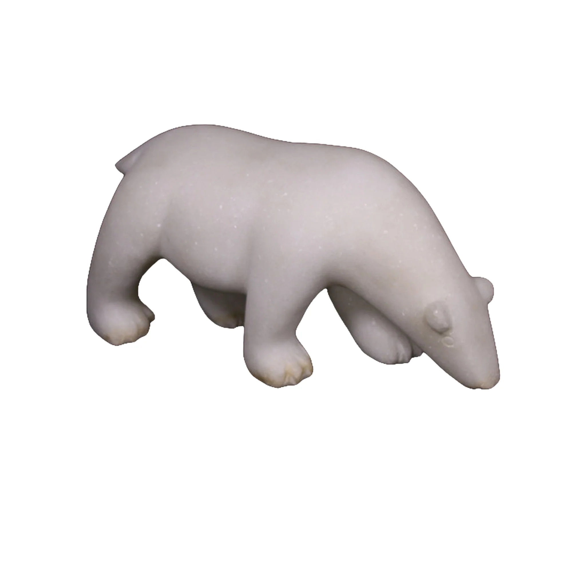 Svalin Marble Bear Sculpture