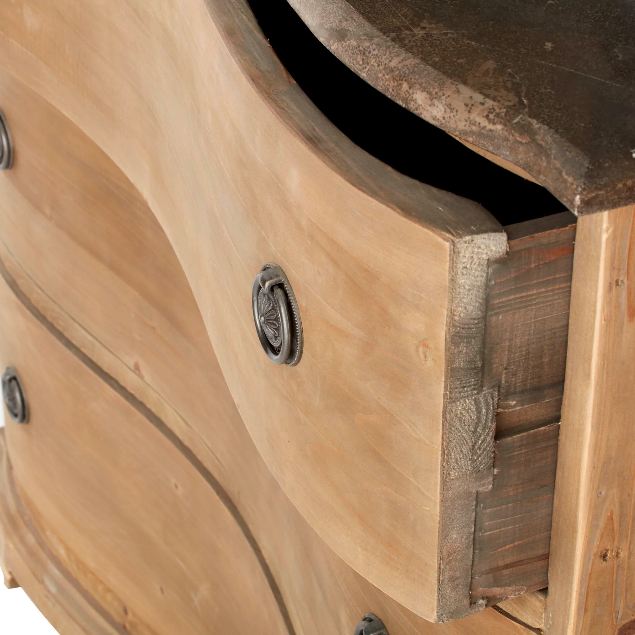 Swedish Bowfront Chest - Image 6