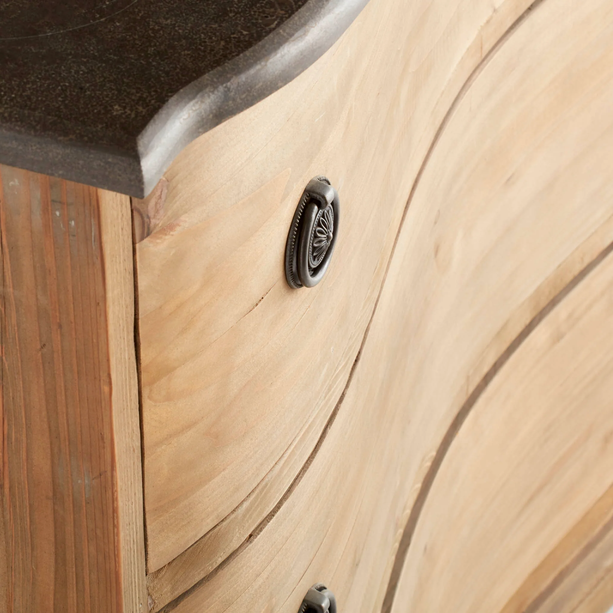 Swedish Bowfront Chest - Image 7