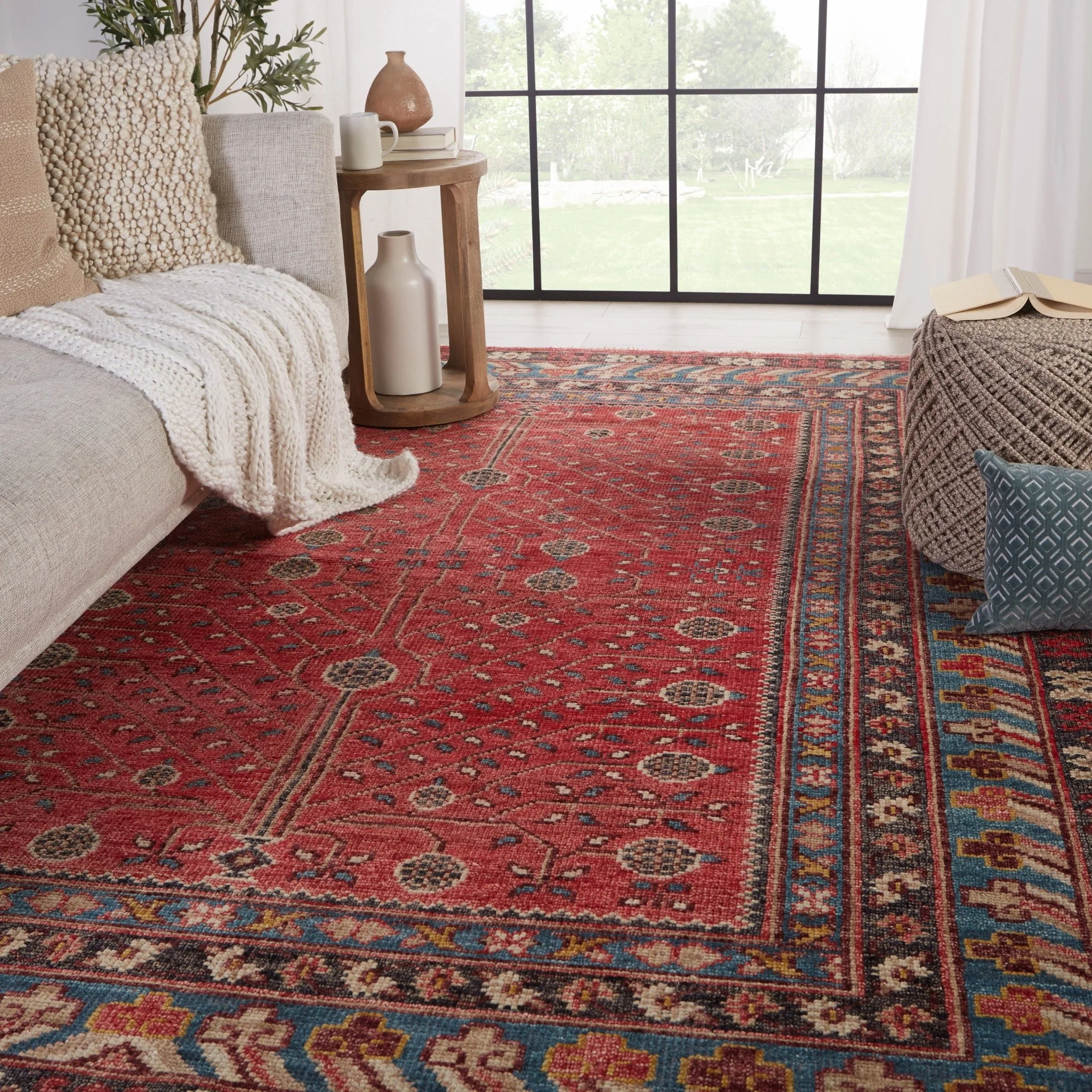 Taj Gunj Agra Wool Rug - Image 2