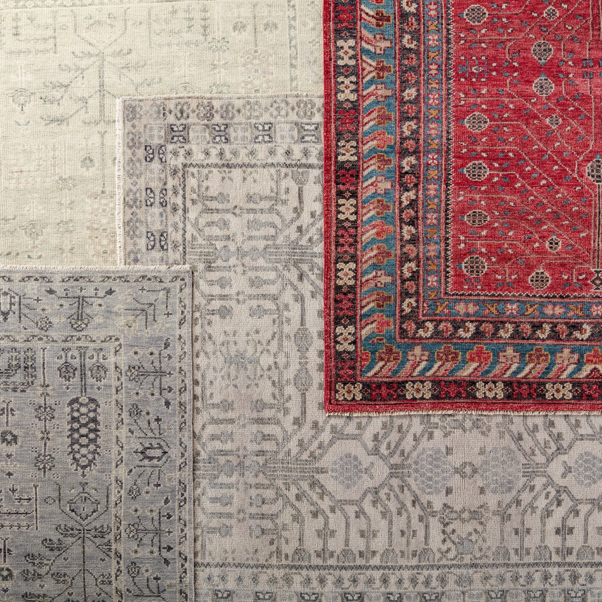 Taj Gunj Agra Wool Rug - Image 6