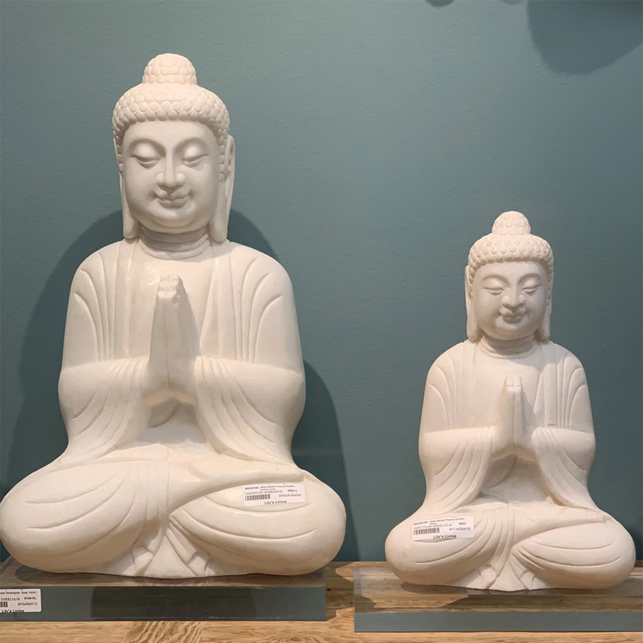Talorin Marble Praying Buddha - Image 4
