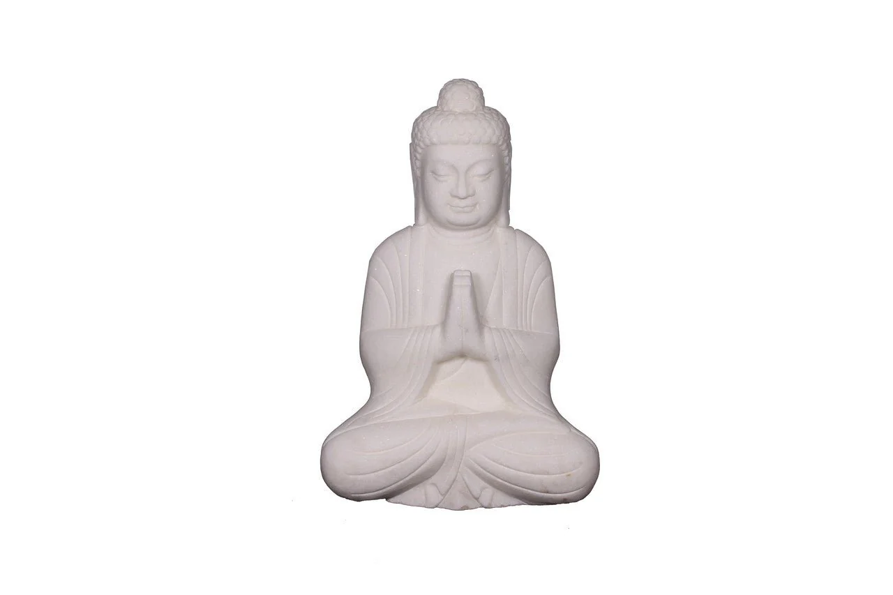 Talorin Marble Praying Buddha - Image 5