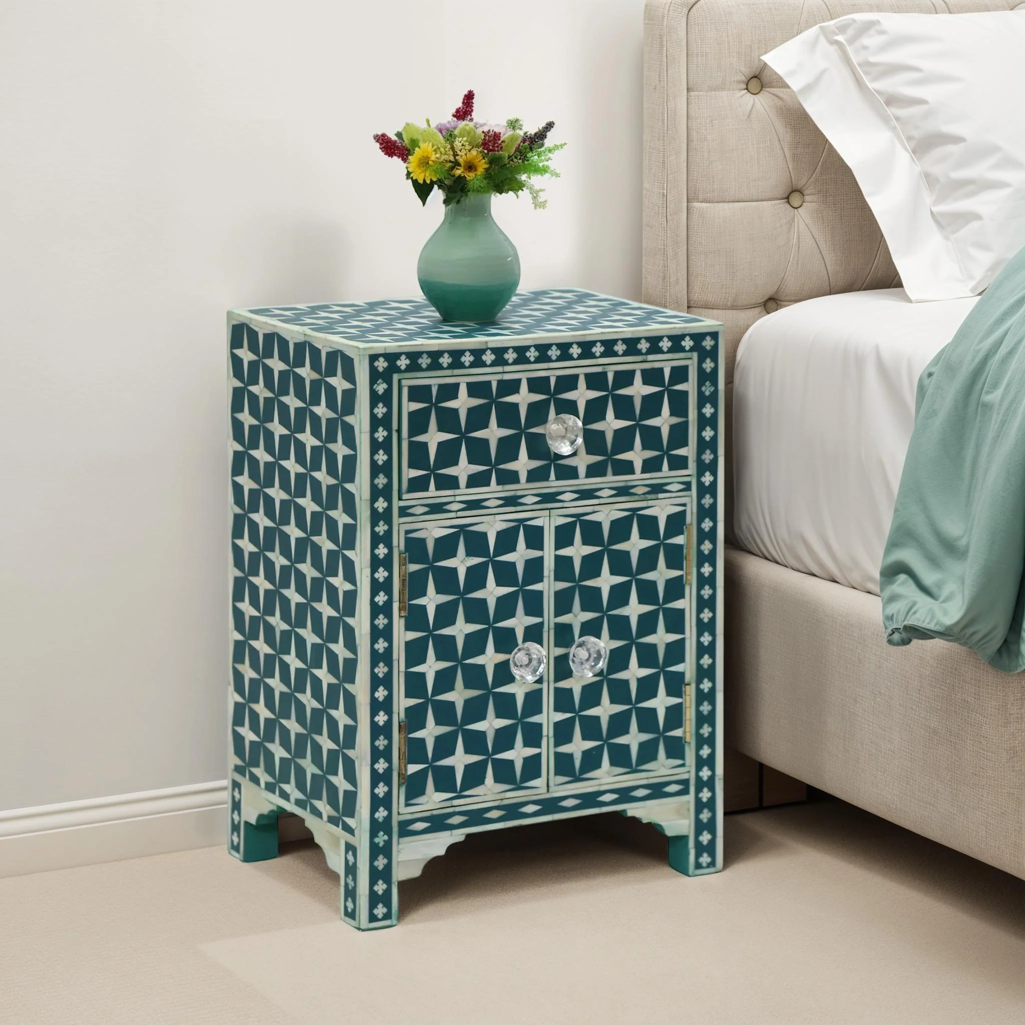 Tara Inlay Nightstand - Image 2