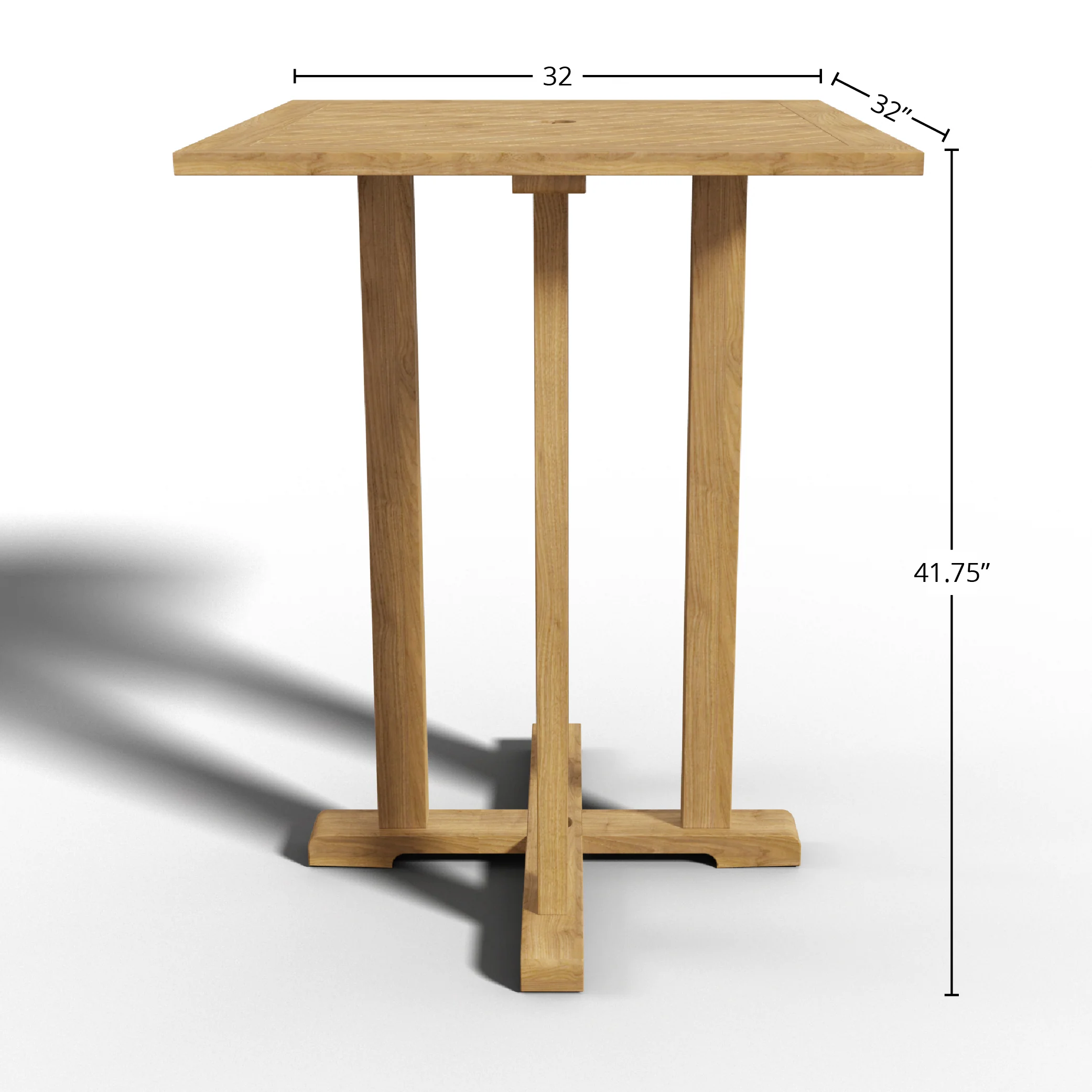 Tarsen Teak Bar Table - Image 6