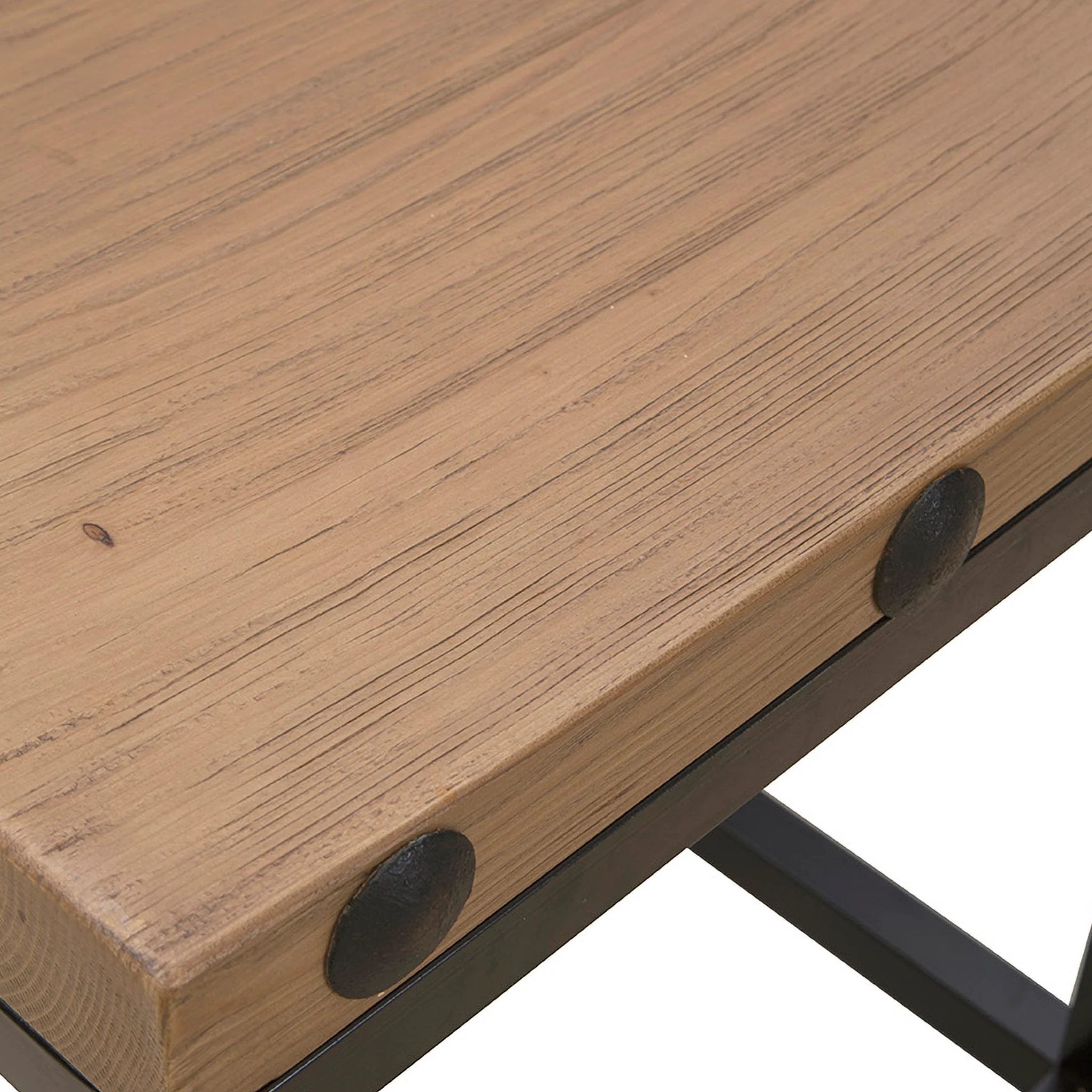 Terlizzi Wood and Iron Stool - Image 8