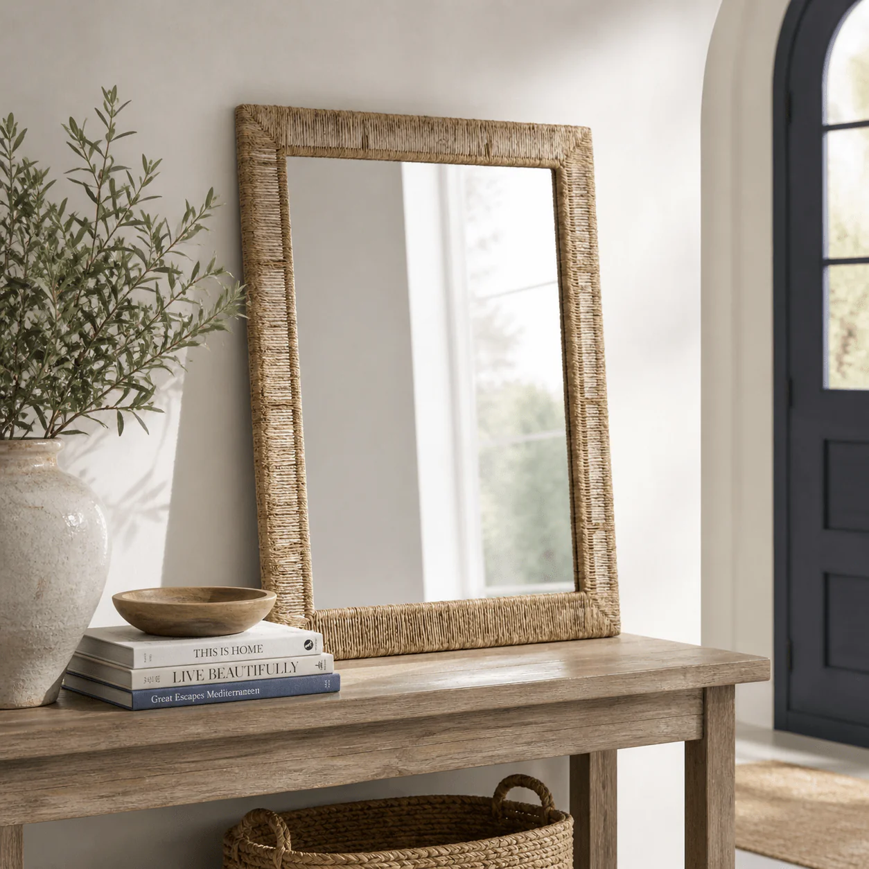Tessara Jute Mirror