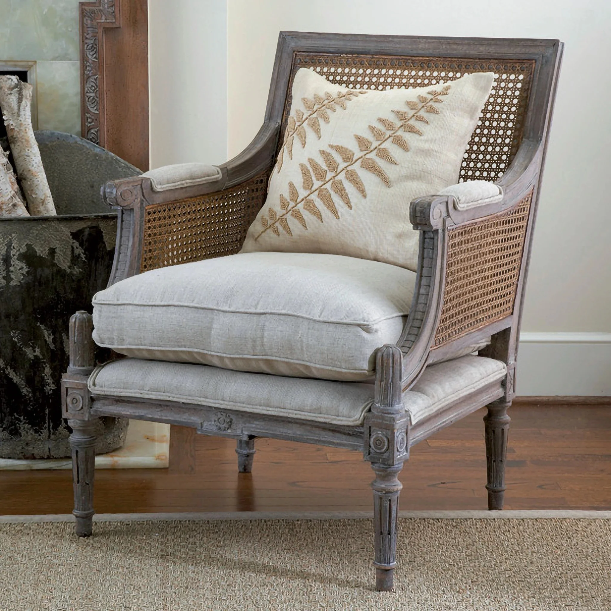 Tezpore Cane Back Chair - Image 4