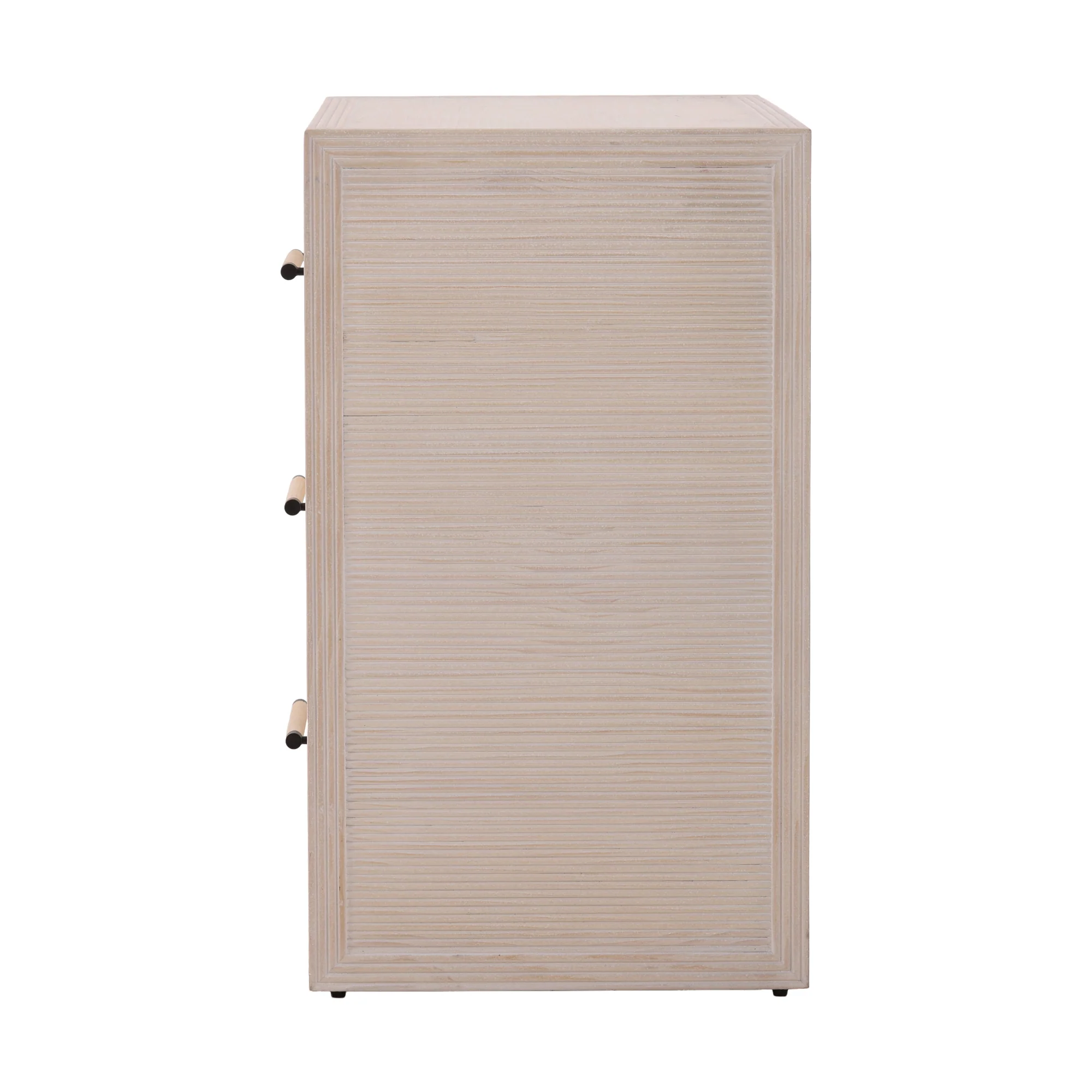 Thalric Ribbed Wood Dresser - Image 4