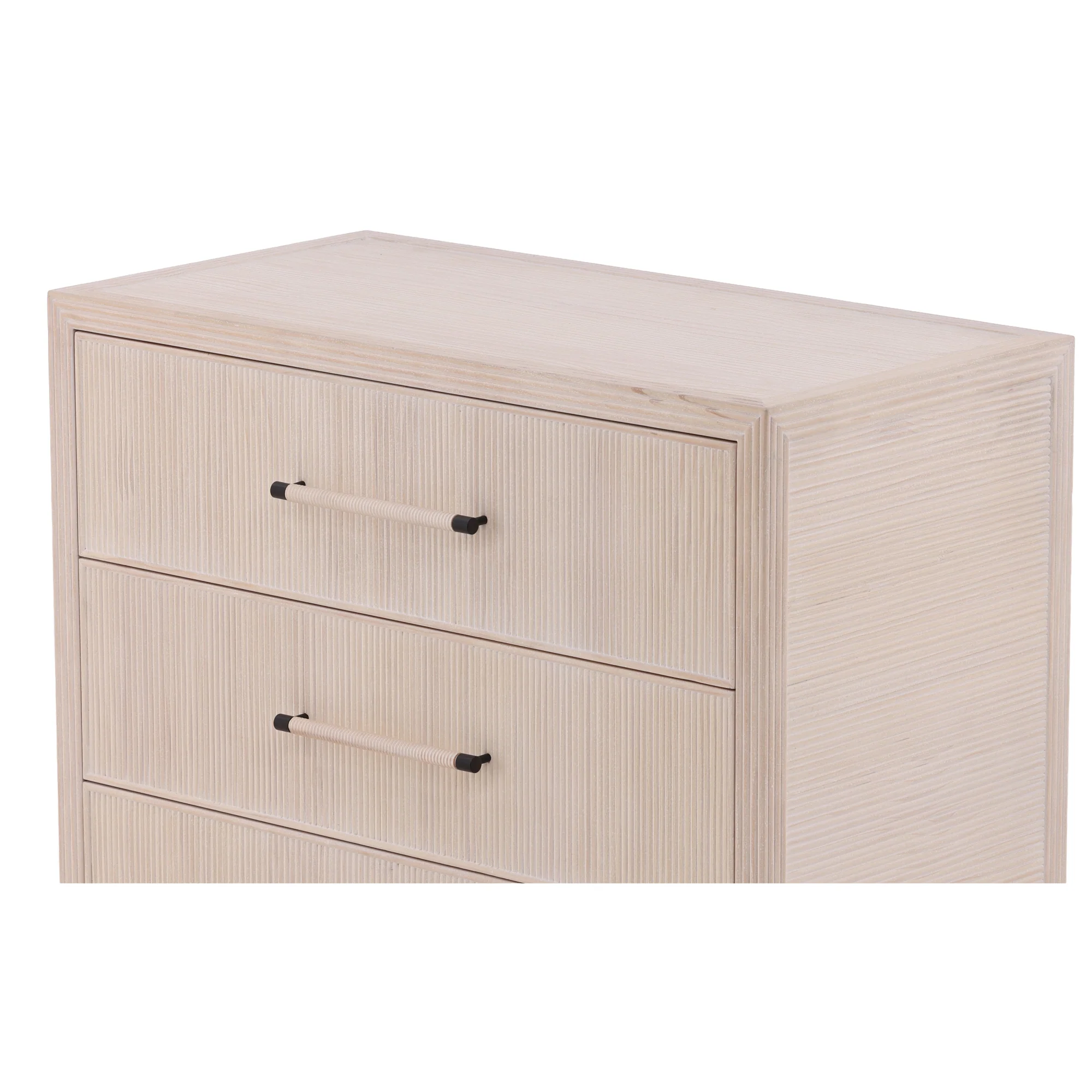 Thalric Ribbed Wood Dresser - Image 6