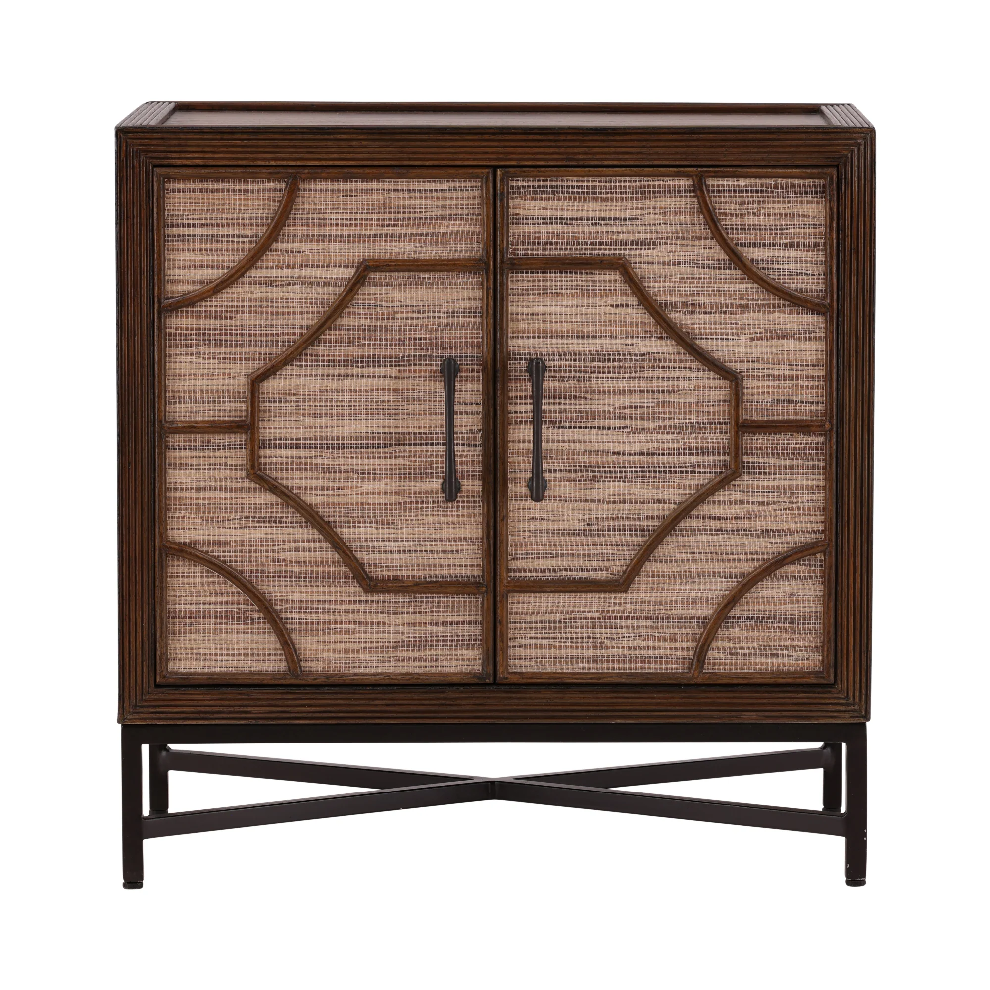 Thessaly Rattan Door Cabinet - Image 2