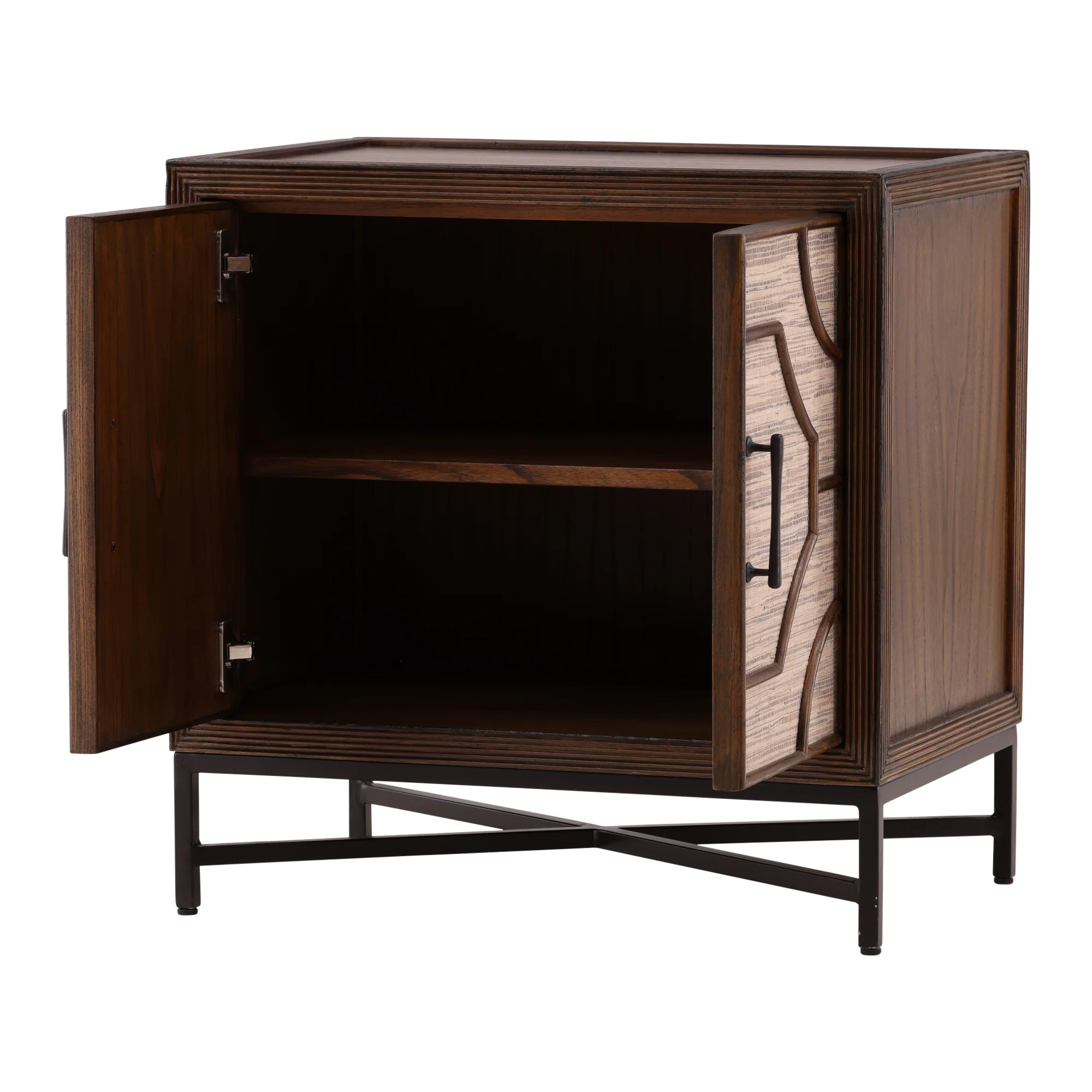 Thessaly Rattan Door Cabinet - Image 4