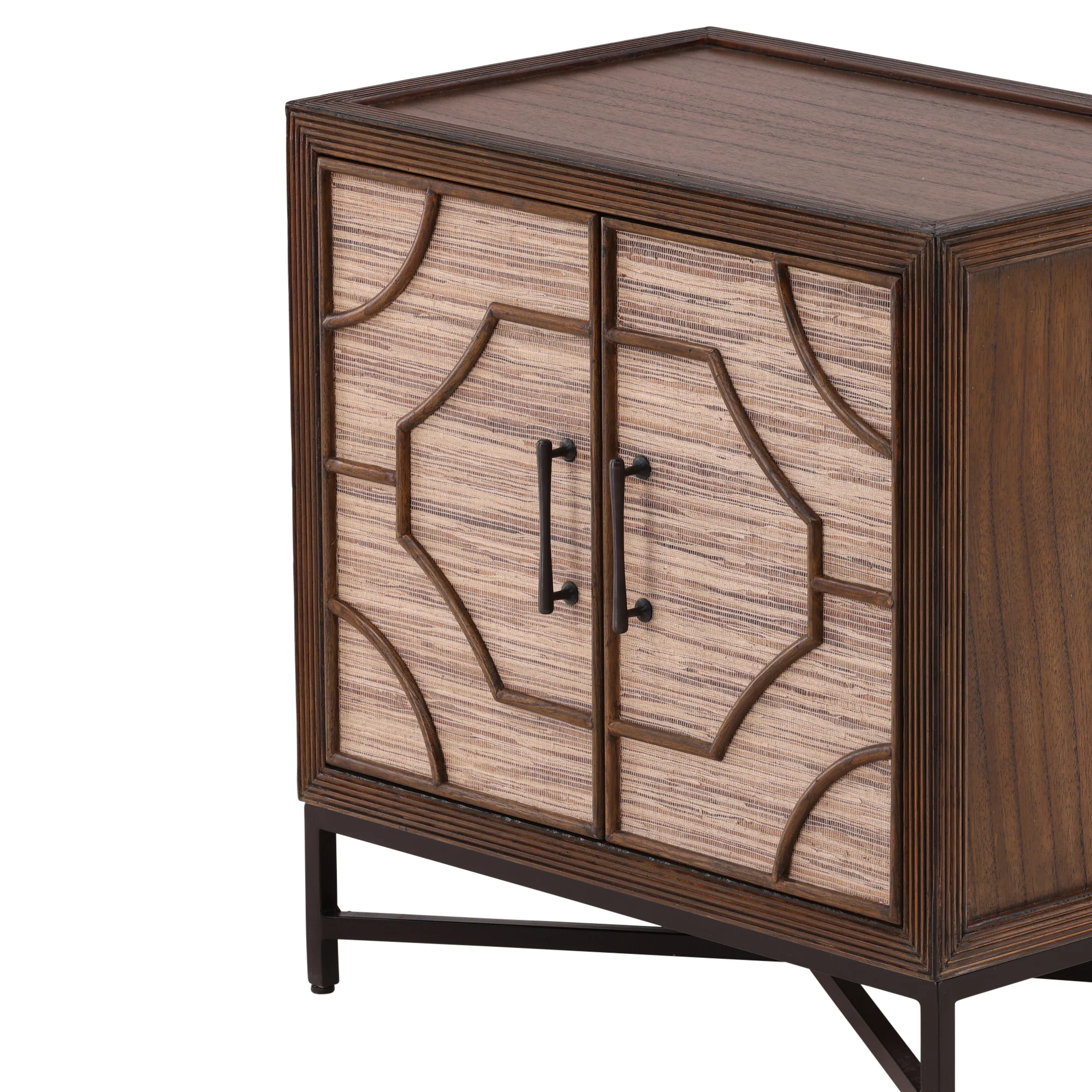Thessaly Rattan Door Cabinet - Image 6