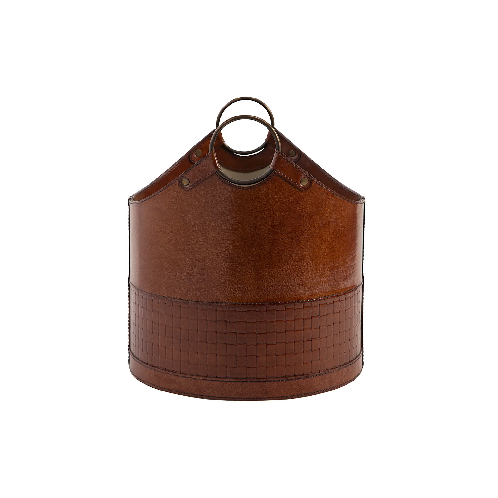 Tivaro Leather Storage Basket - Image 4