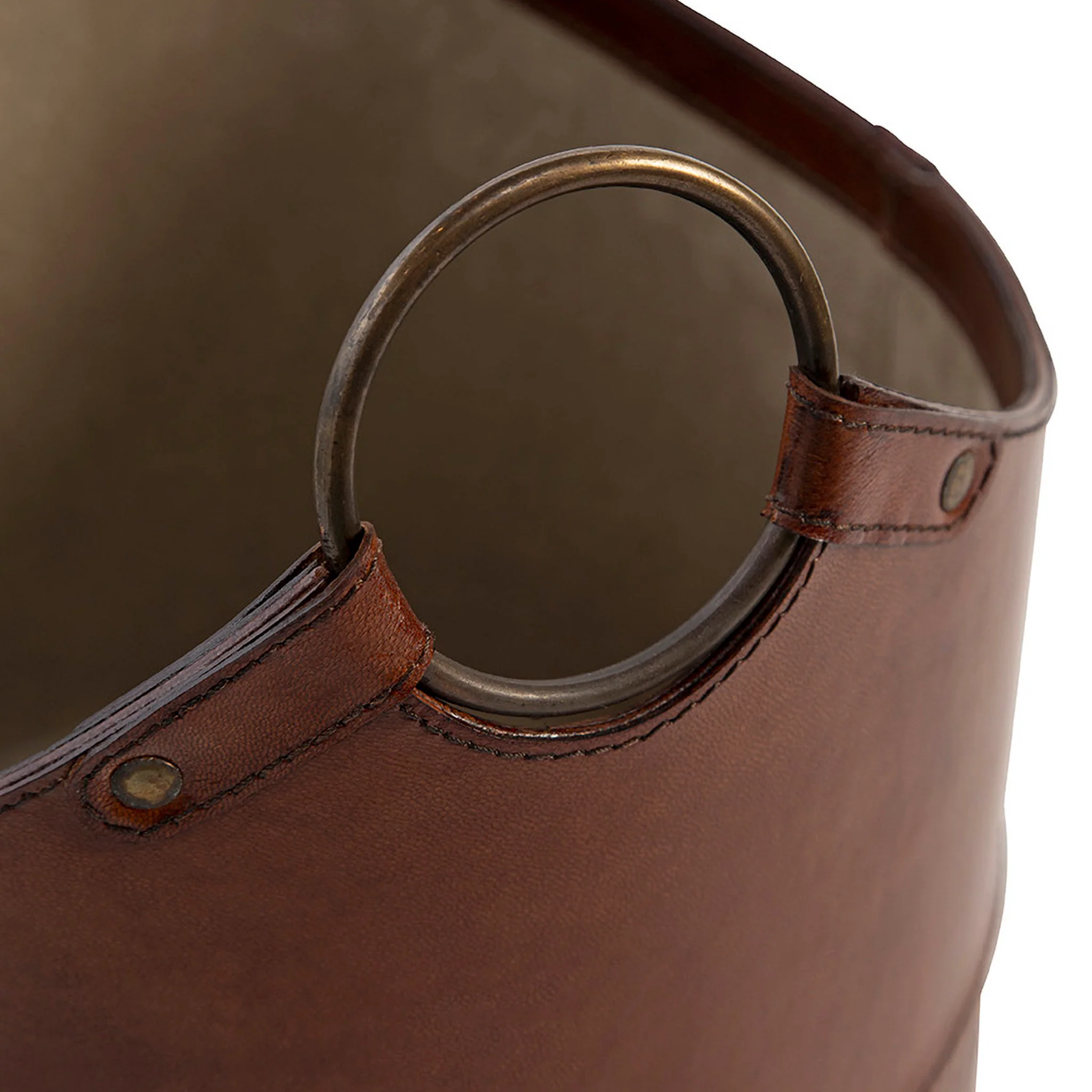 Tivaro Leather Storage Basket - Image 7