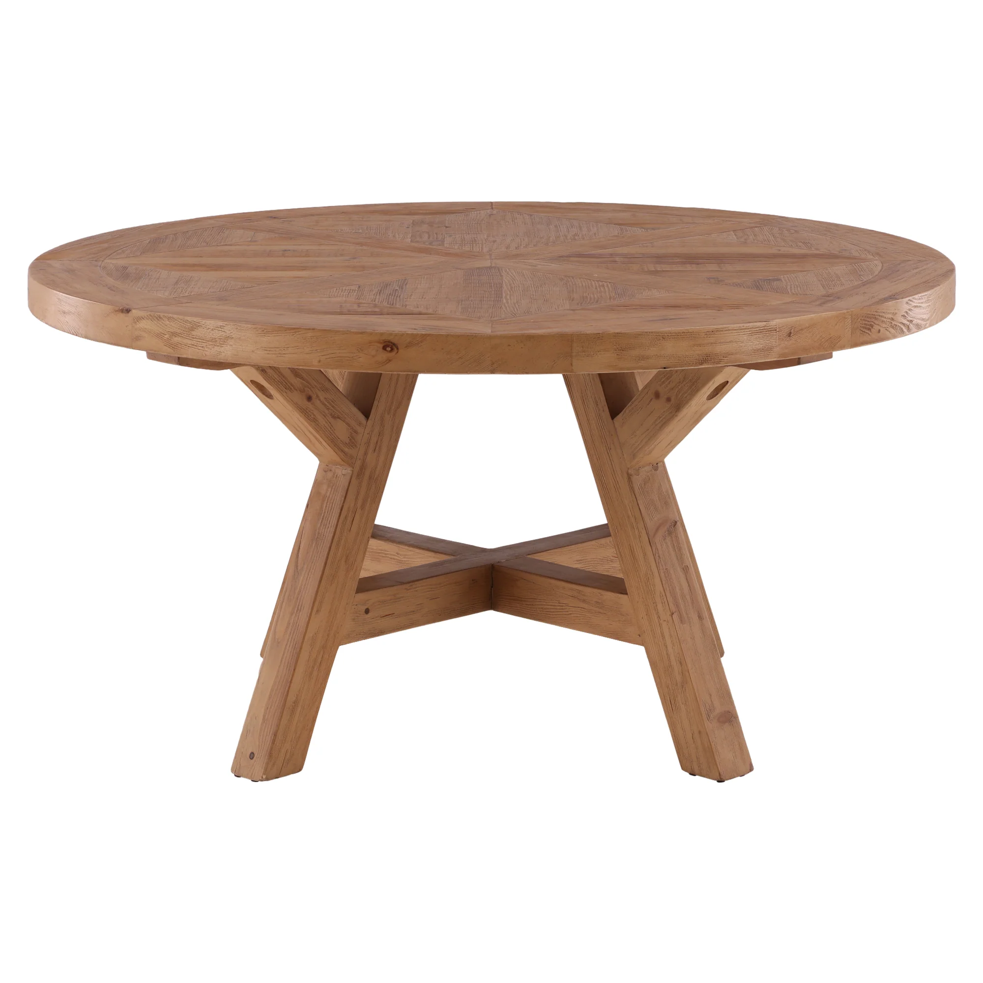 Torvello Round Wood Dining Table - Image 4