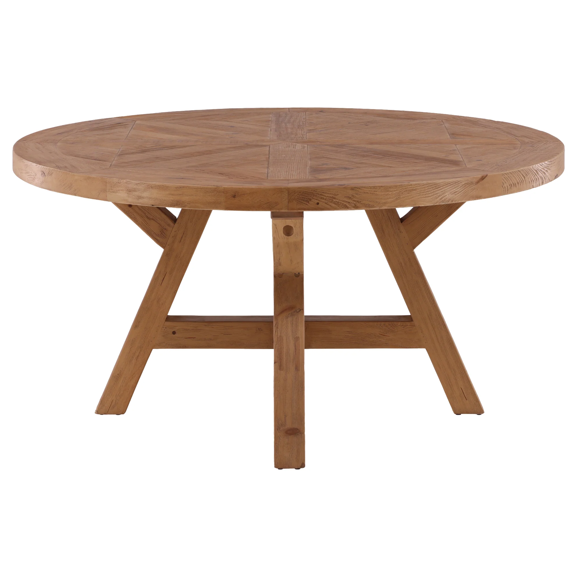 Torvello Round Wood Dining Table - Image 5