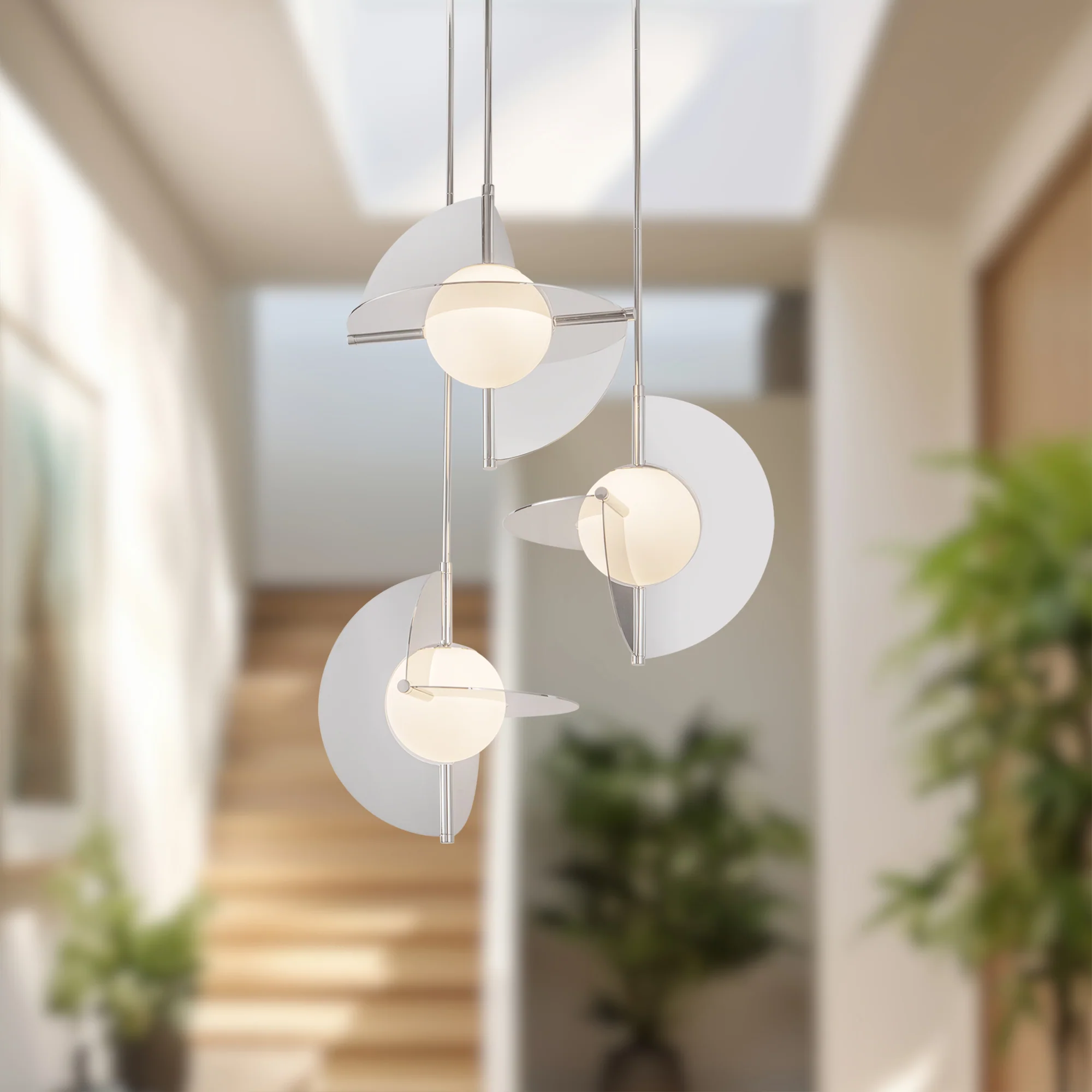 Trevino Opal Glass Chandelier - Image 11