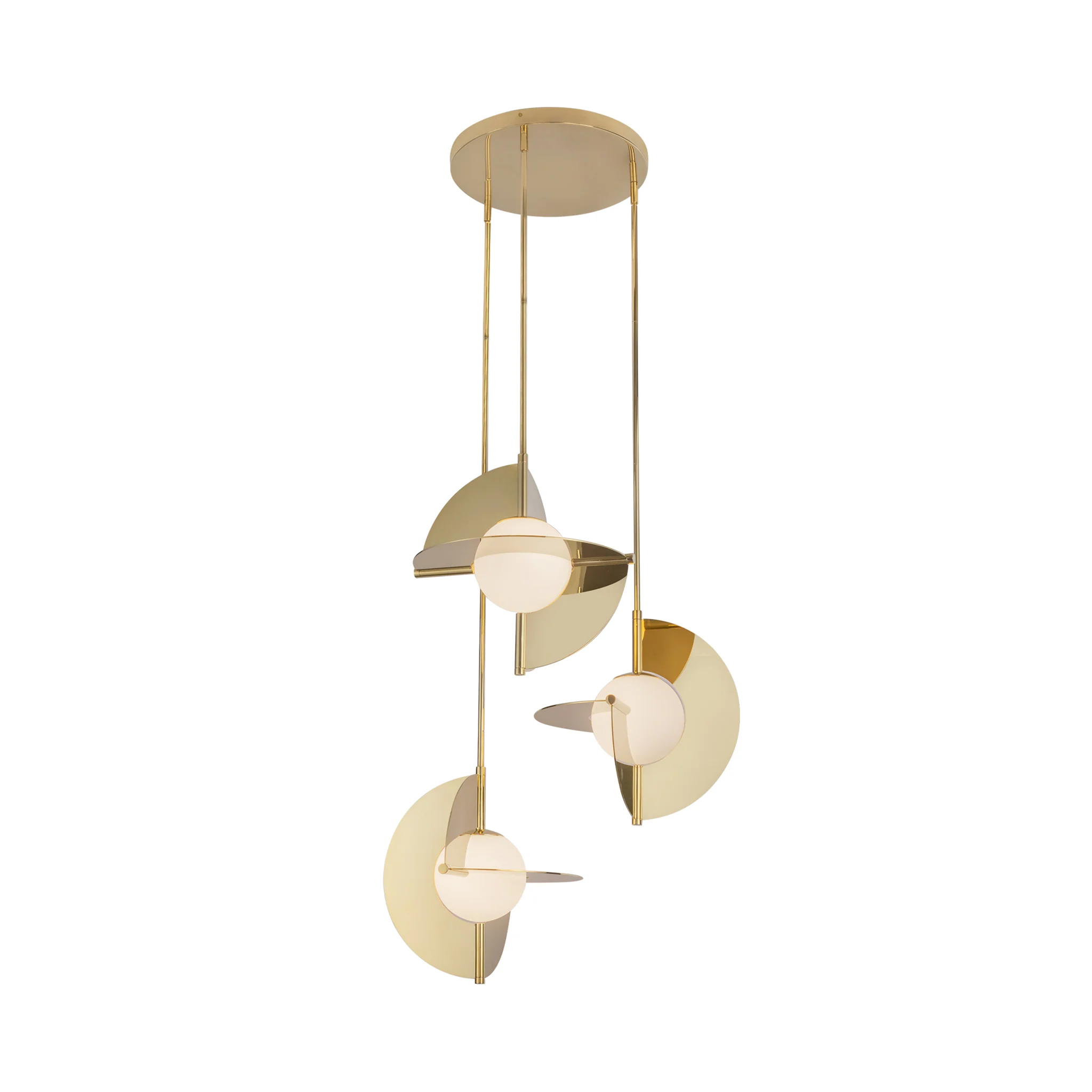 Trevino Opal Glass Chandelier - Image 6