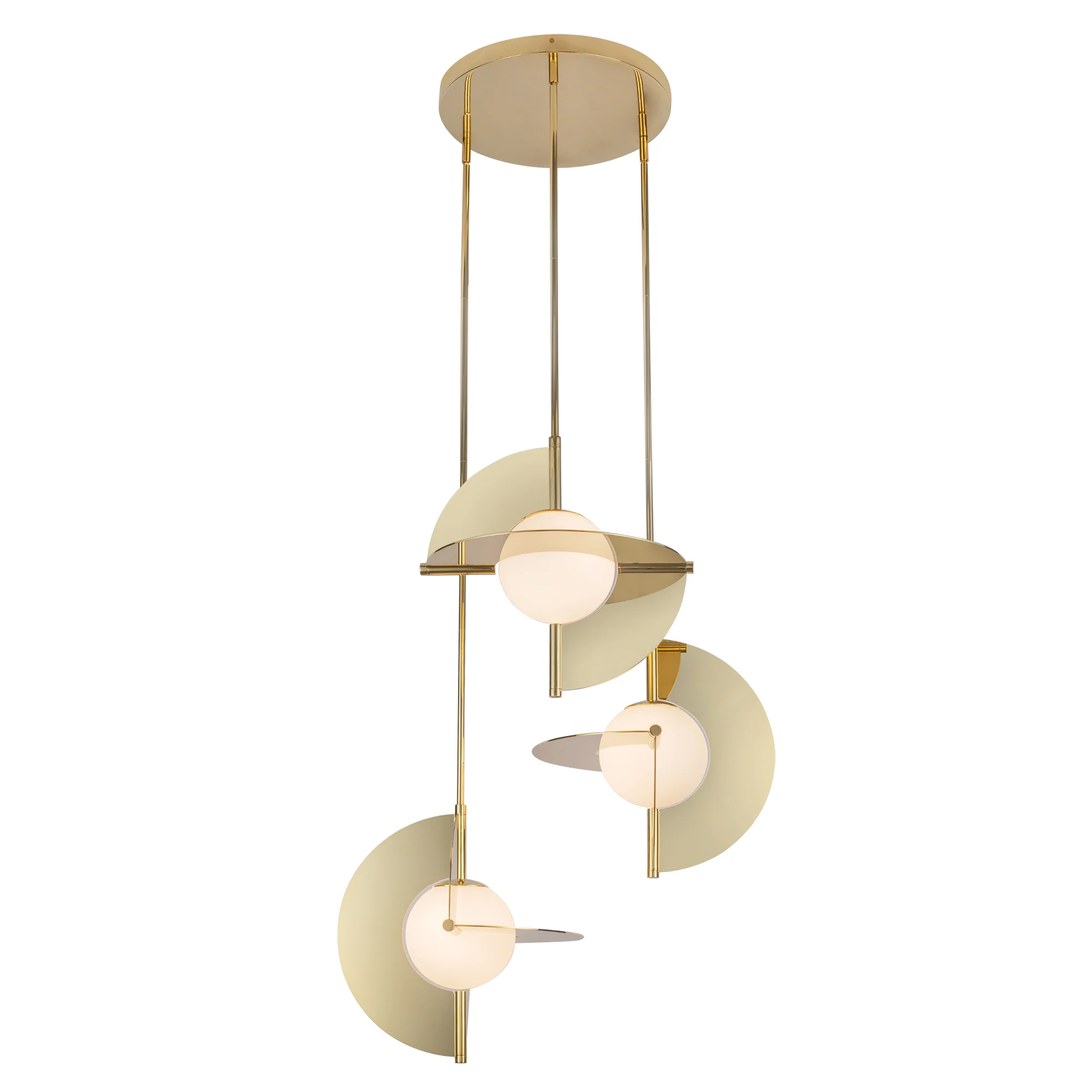 Trevino Opal Glass Chandelier - Image 8