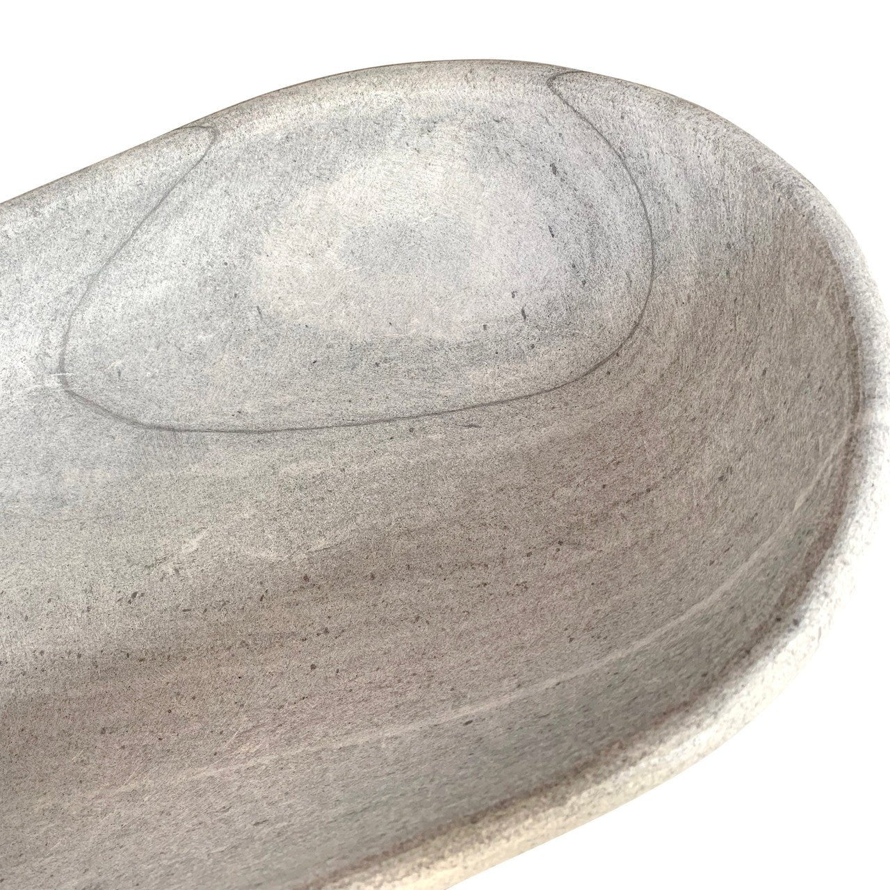 Valcorin Marble Oval Bowl - Image 3