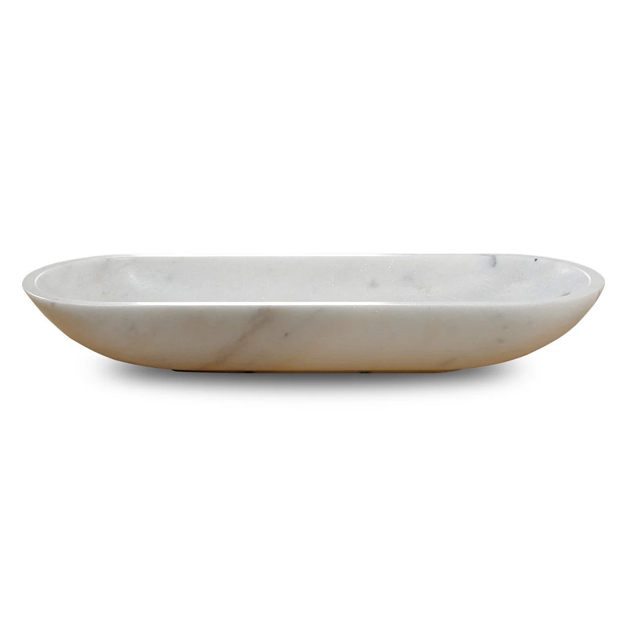 Valcorin Marble Oval Bowl - Image 4