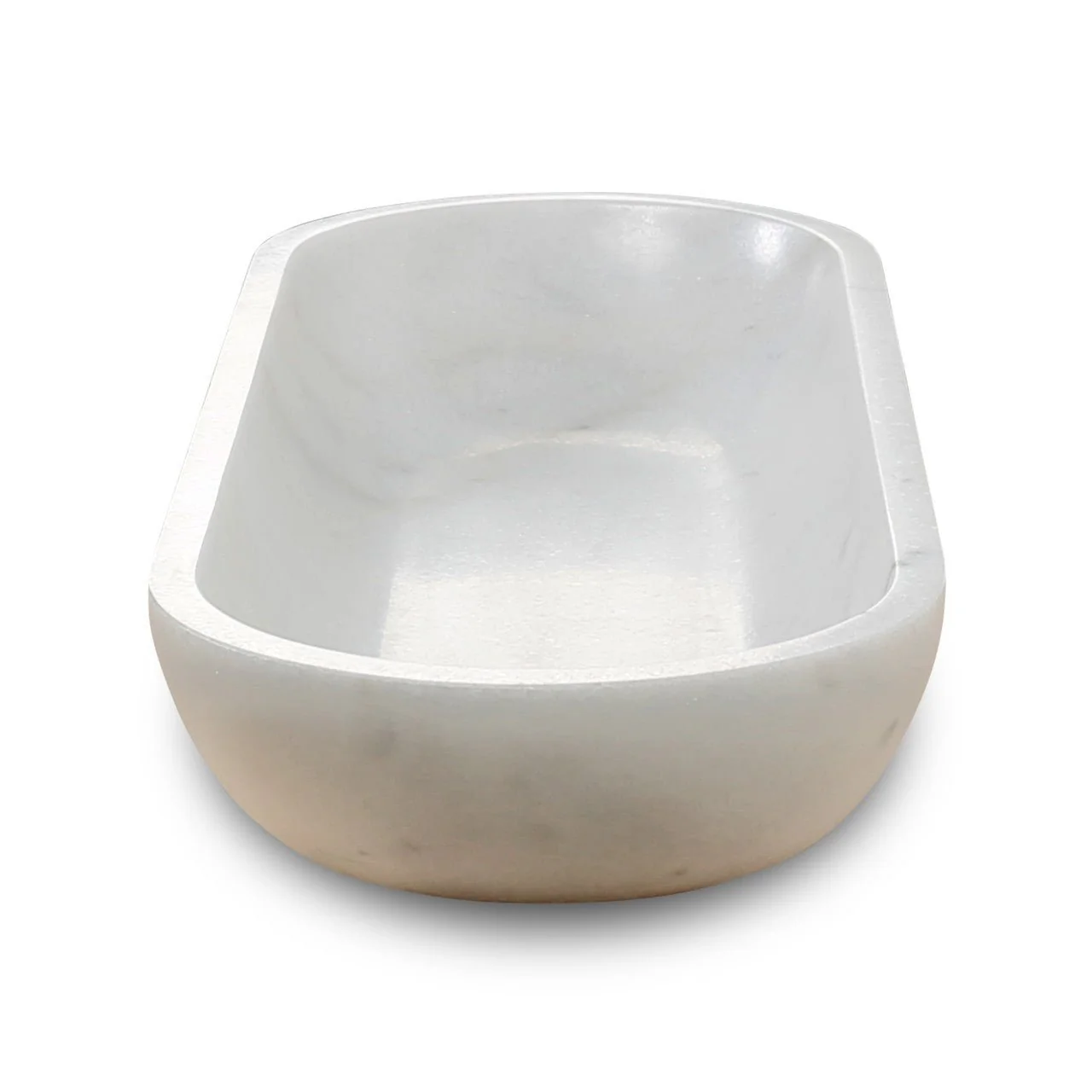 Valcorin Marble Oval Bowl - Image 6