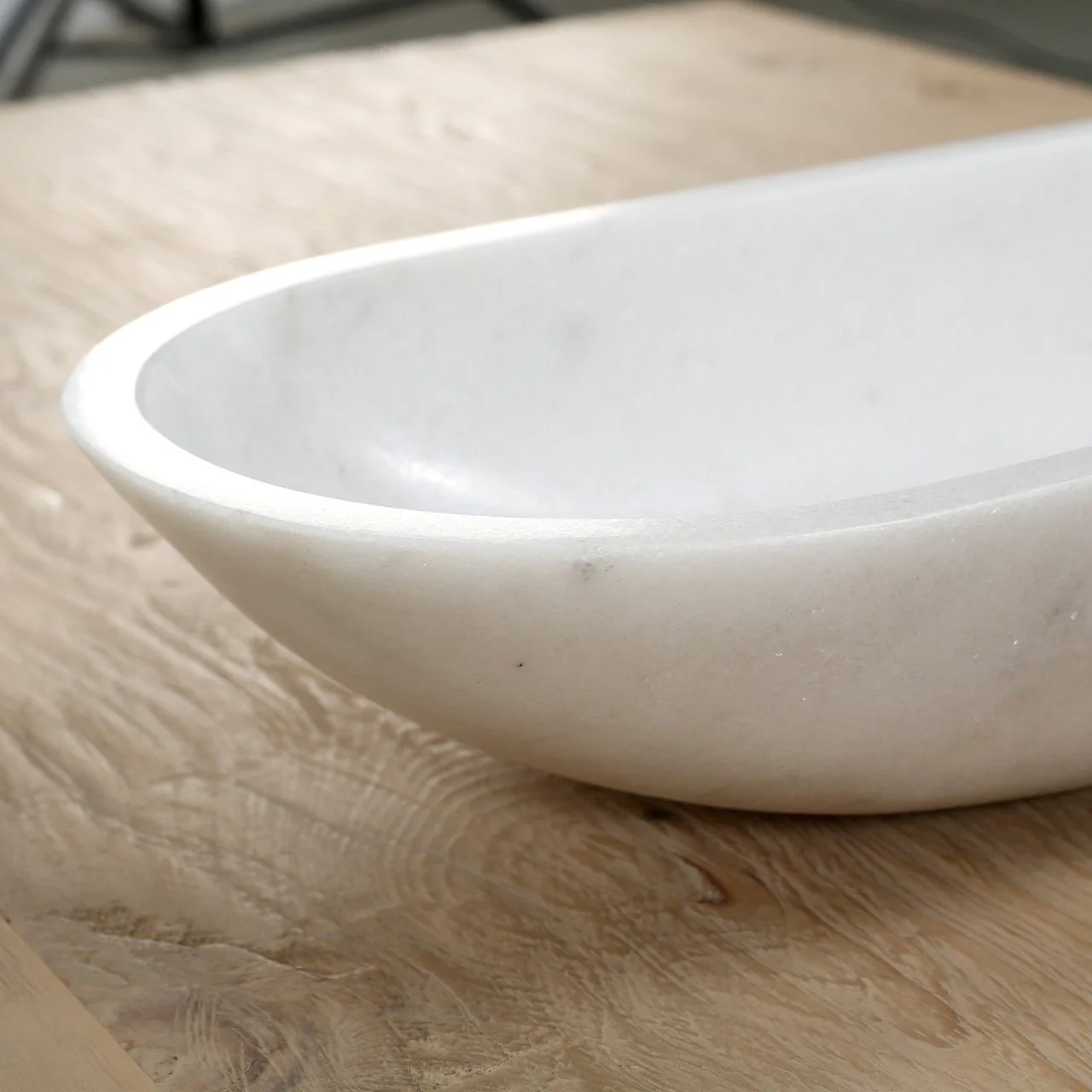 Valcorin Marble Oval Bowl - Image 8