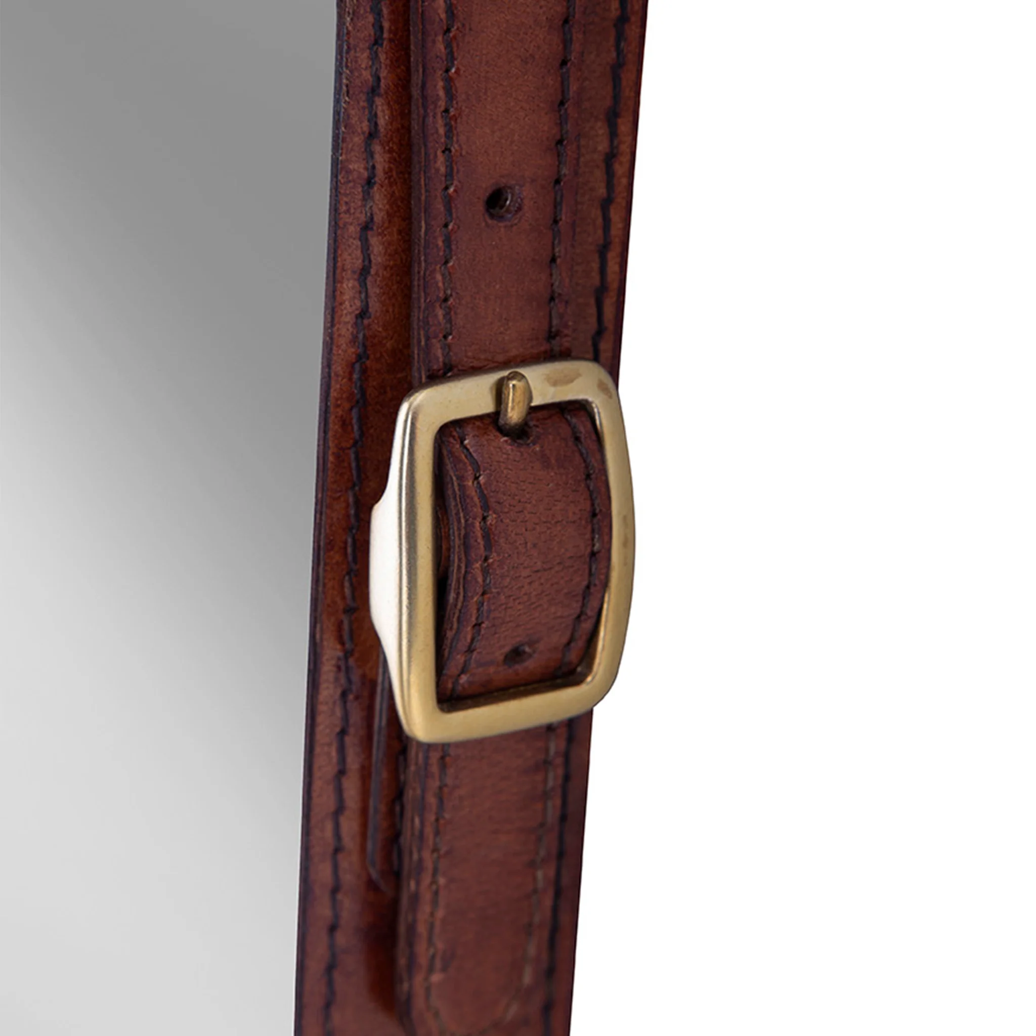 Valdora Leather Hanging Mirror Set - Image 6